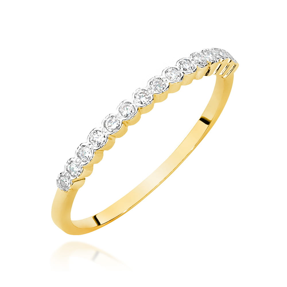 Inel Aur 14K W0635 Diamante 0.08ct