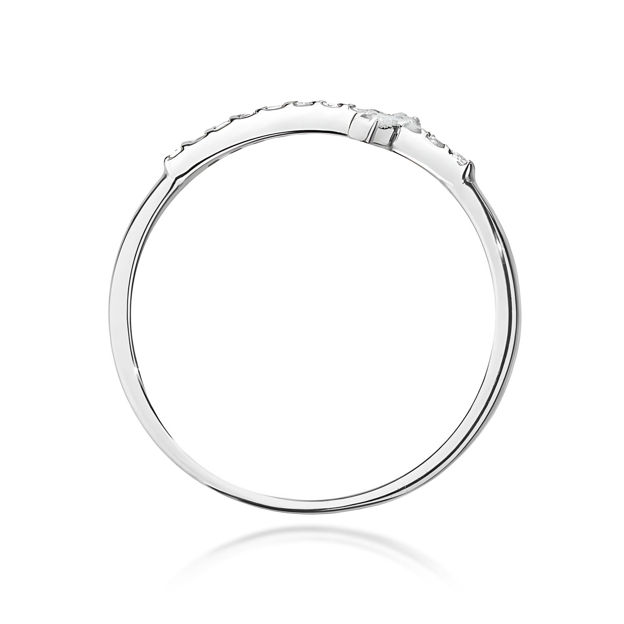 Inel Aur 9K cu Diamante Naturale 0.09 ct