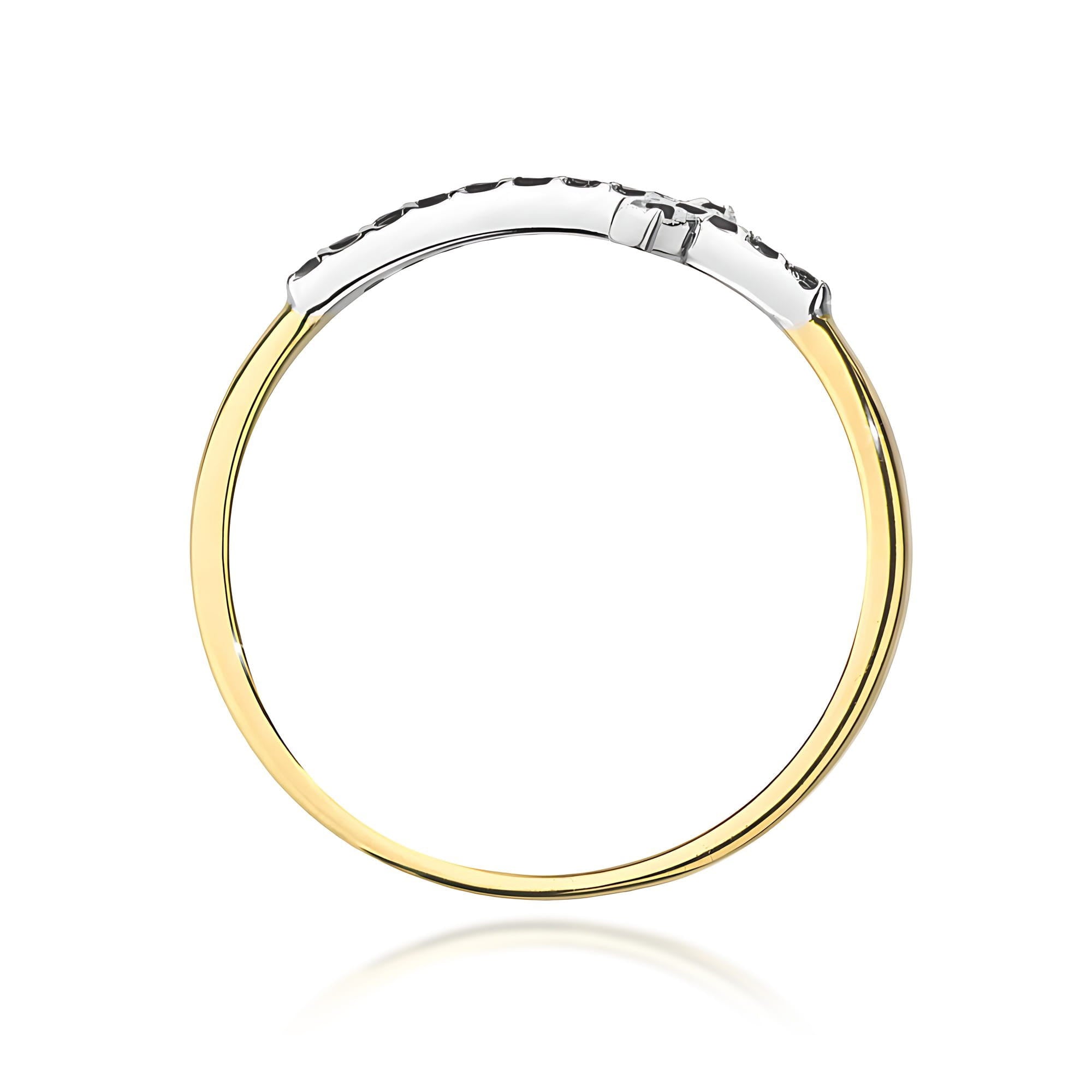 Inel Aur 14K cu Diamant Natural