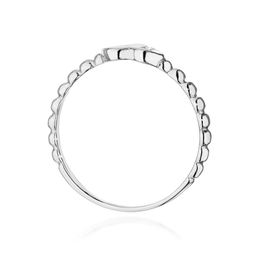 Inel Aur 9K cu Diamant Natural 0.01 ct