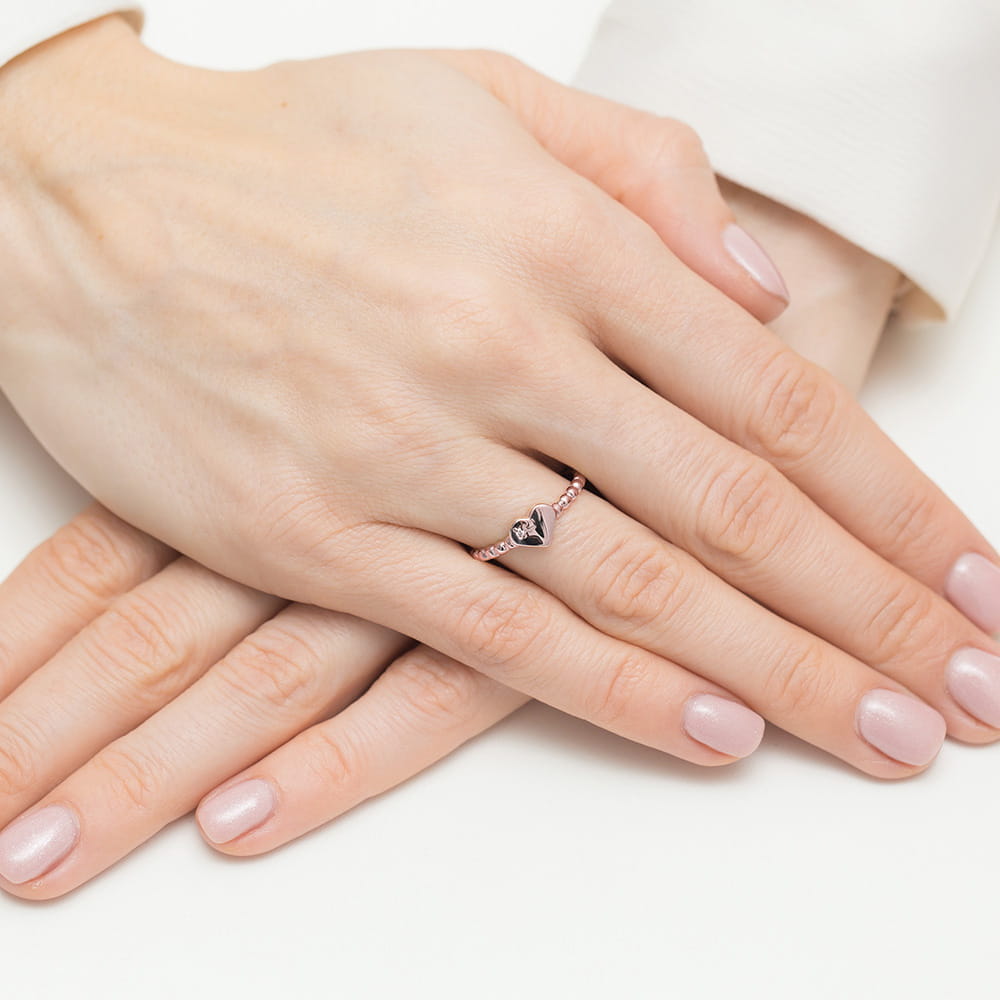 Inel Aur 14K W0637 Diamant 0.01ct