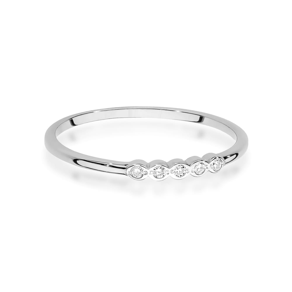 Inel Aur 9K cu Diamante Naturale 0.04 ct