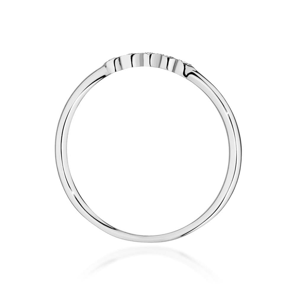 Inel Aur 9K cu Diamante Naturale 0.04 ct