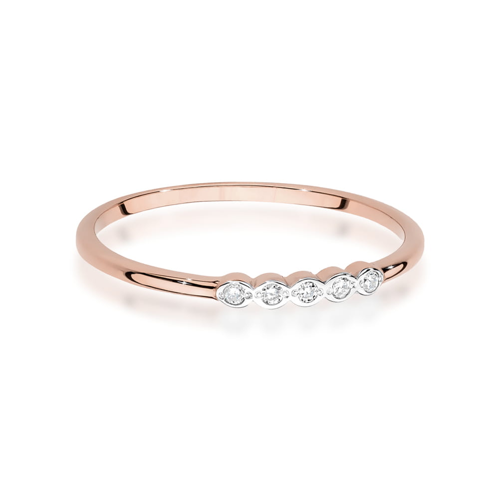 Inel Aur 14K W0638 Diamante 0.04ct