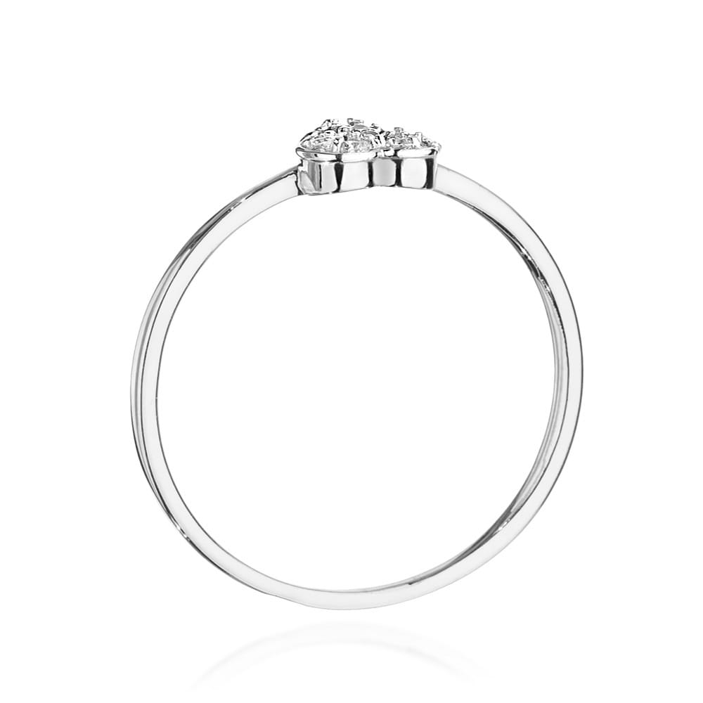 Inel Aur 9K cu Diamante Naturale 0.10 ct