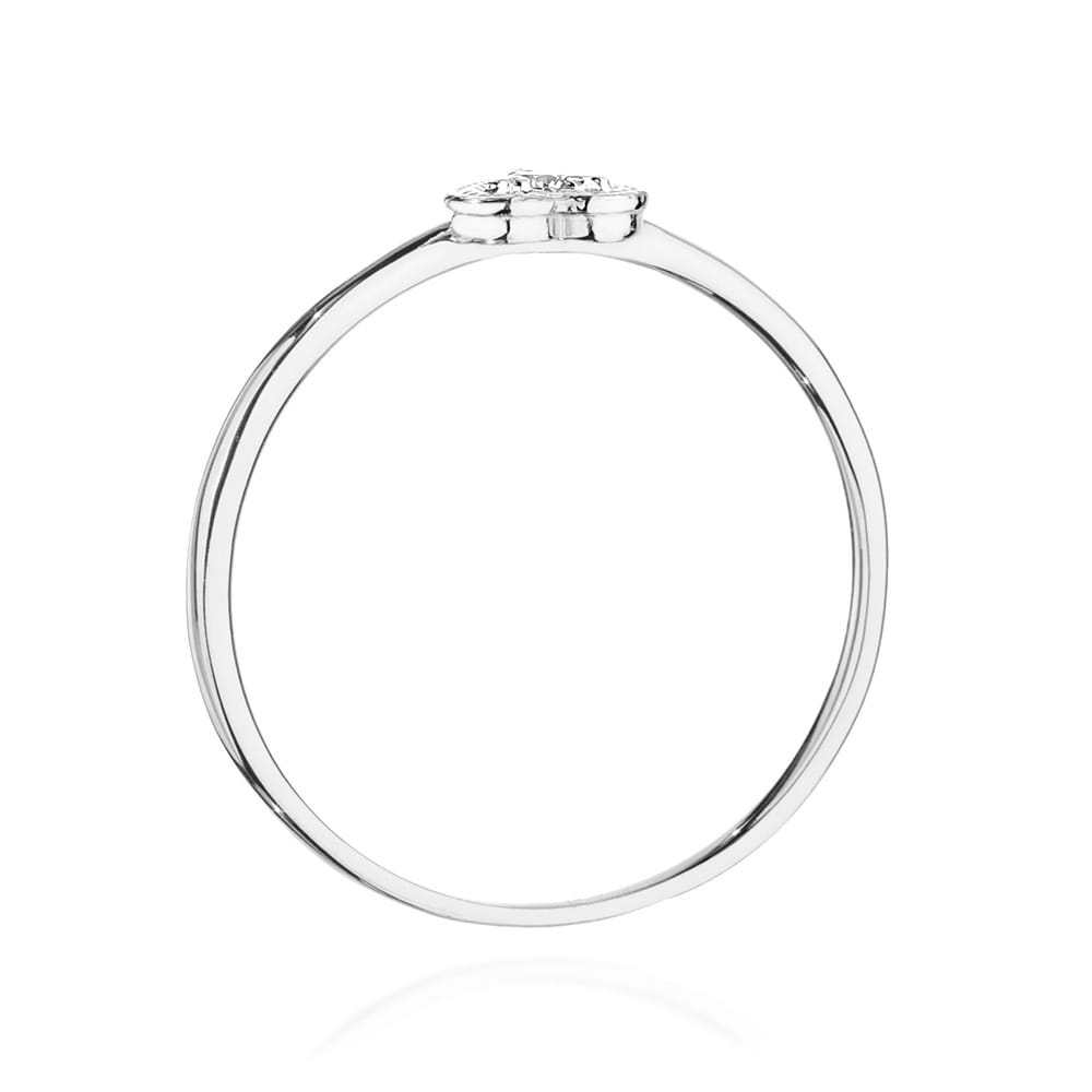 Inel Aur 9K cu Diamant Natural 0.02 ct