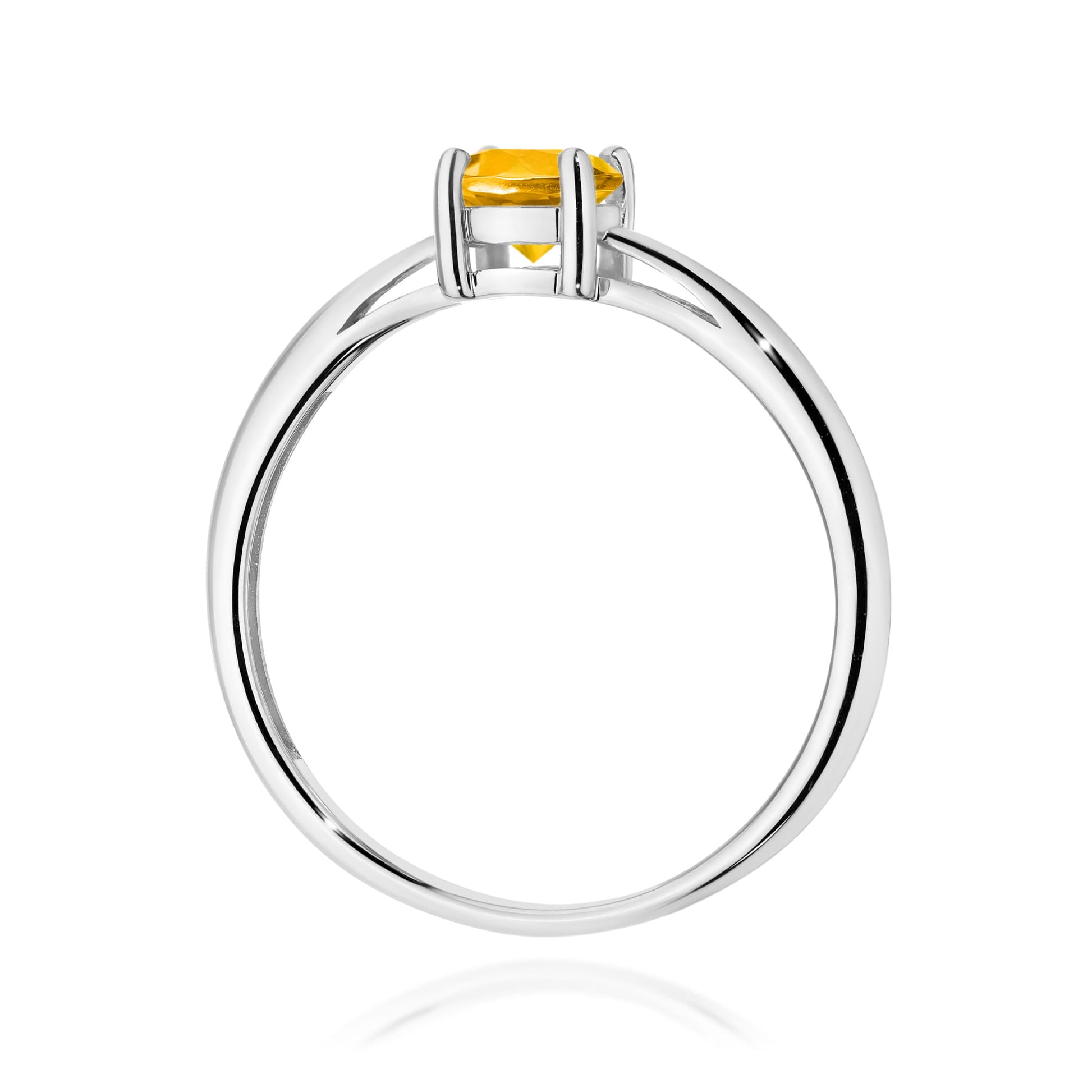Inel Aur 14K W0656 Citrin 0.50ct