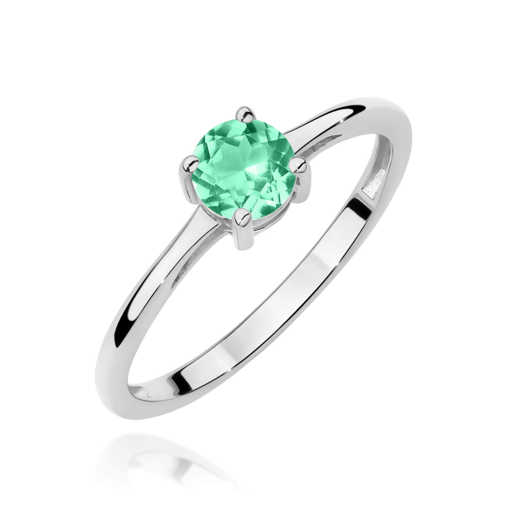 Inel Aur 14K W0656 Smarald 0.50ct