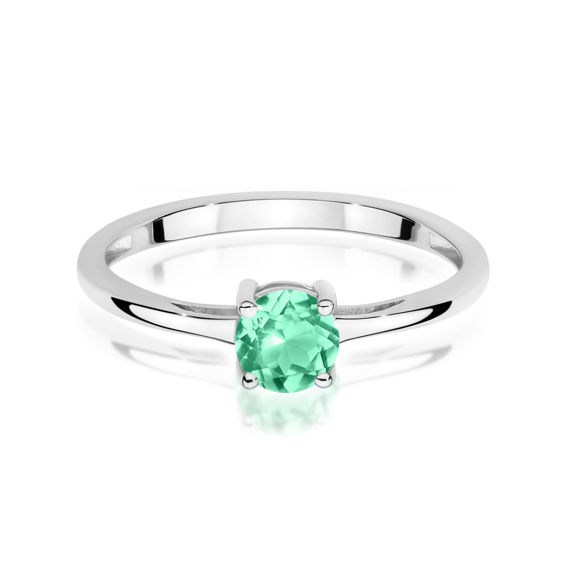 Inel Aur 14K W0656 Smarald 0.50ct
