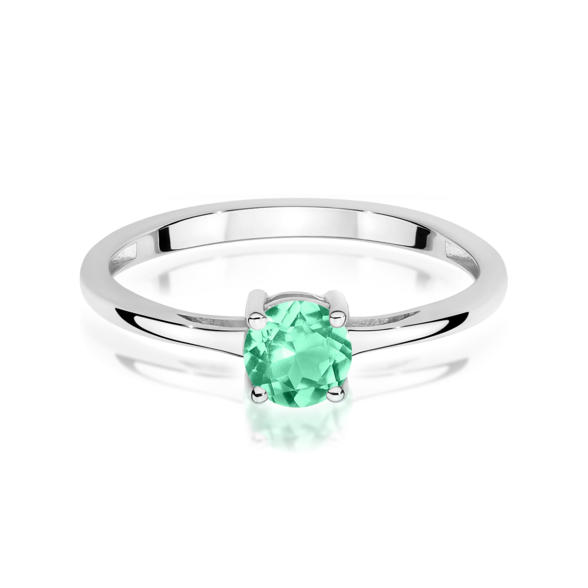 Inel Aur 14K W0656 Smarald 0.50ct