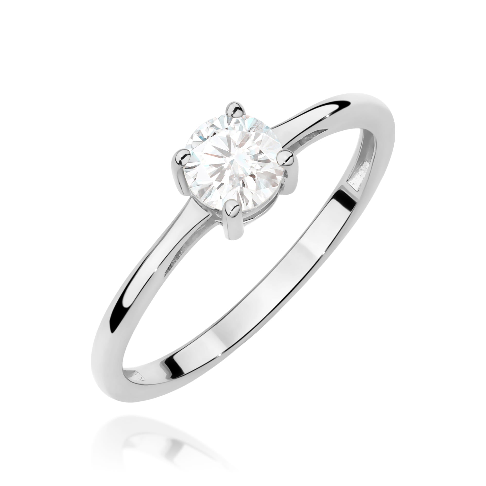 Inel Aur 14K W0656 Diamant Cultivat 0.50ct