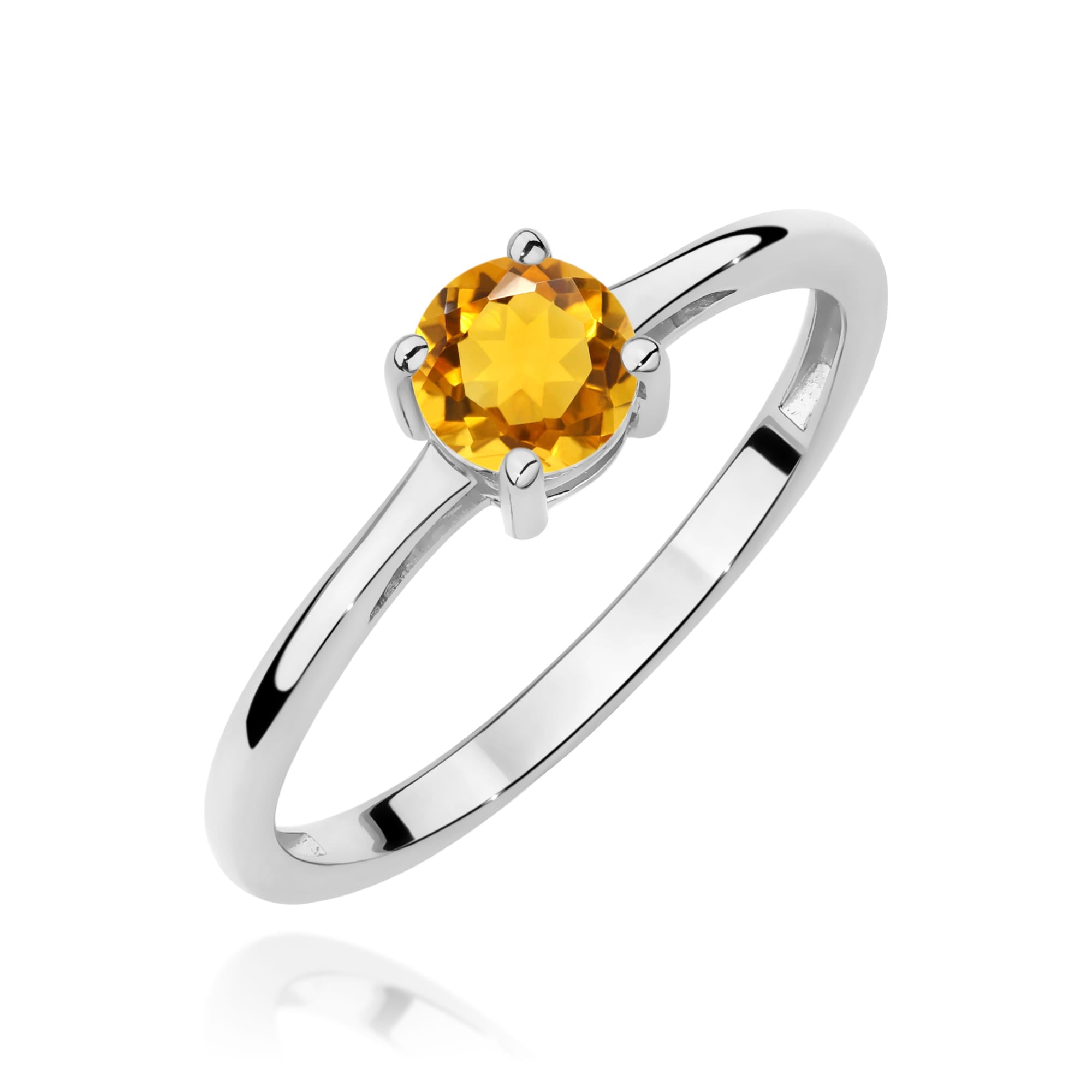 Inel Aur 9K cu Citrin 0.50 ct