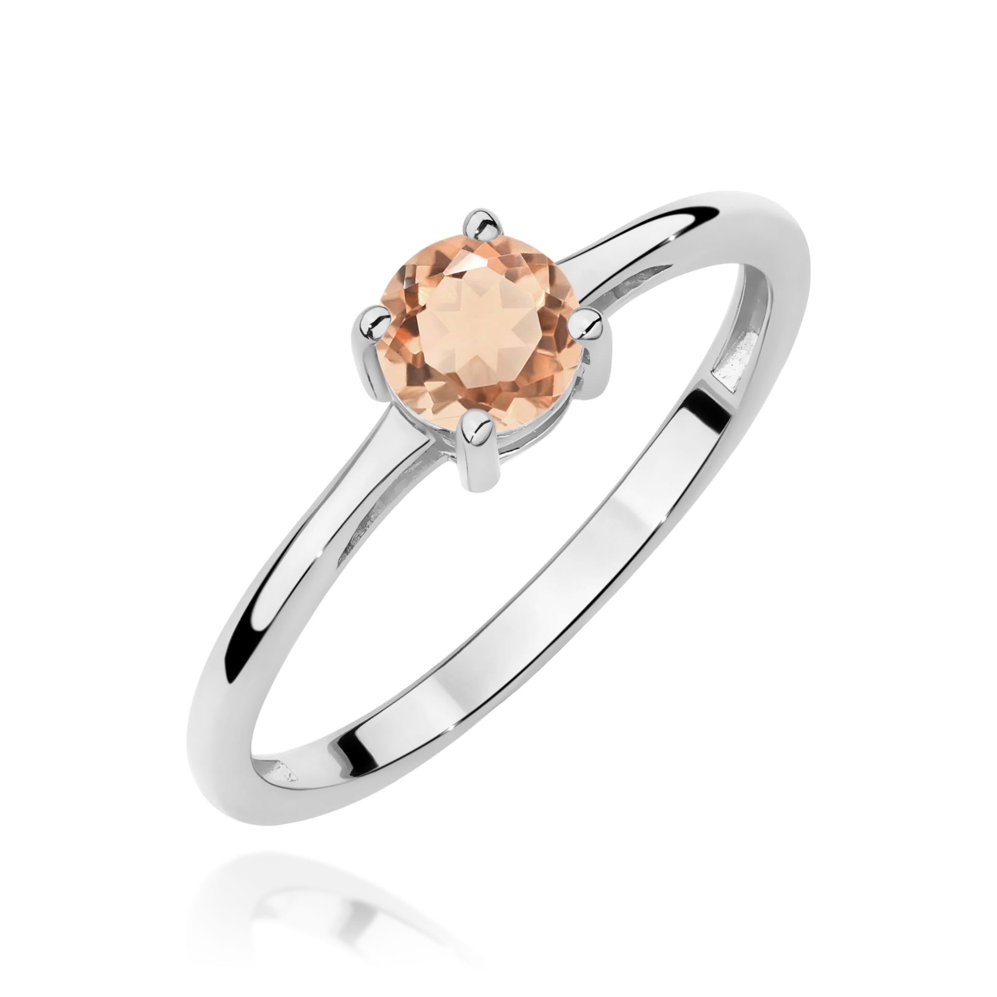Inel Aur 9K cu Morganit 0.40 ct