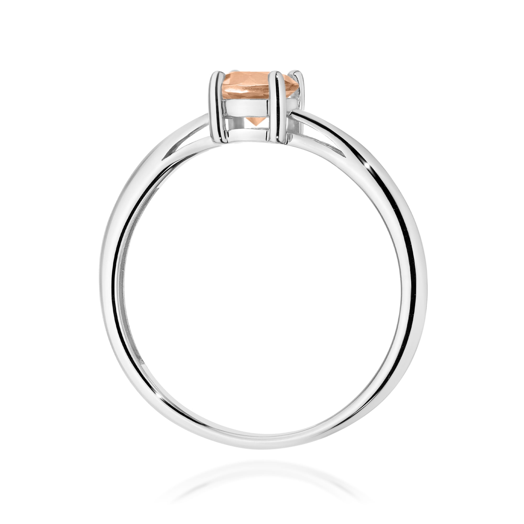 Inel Aur 9K cu Morganit 0.40 ct