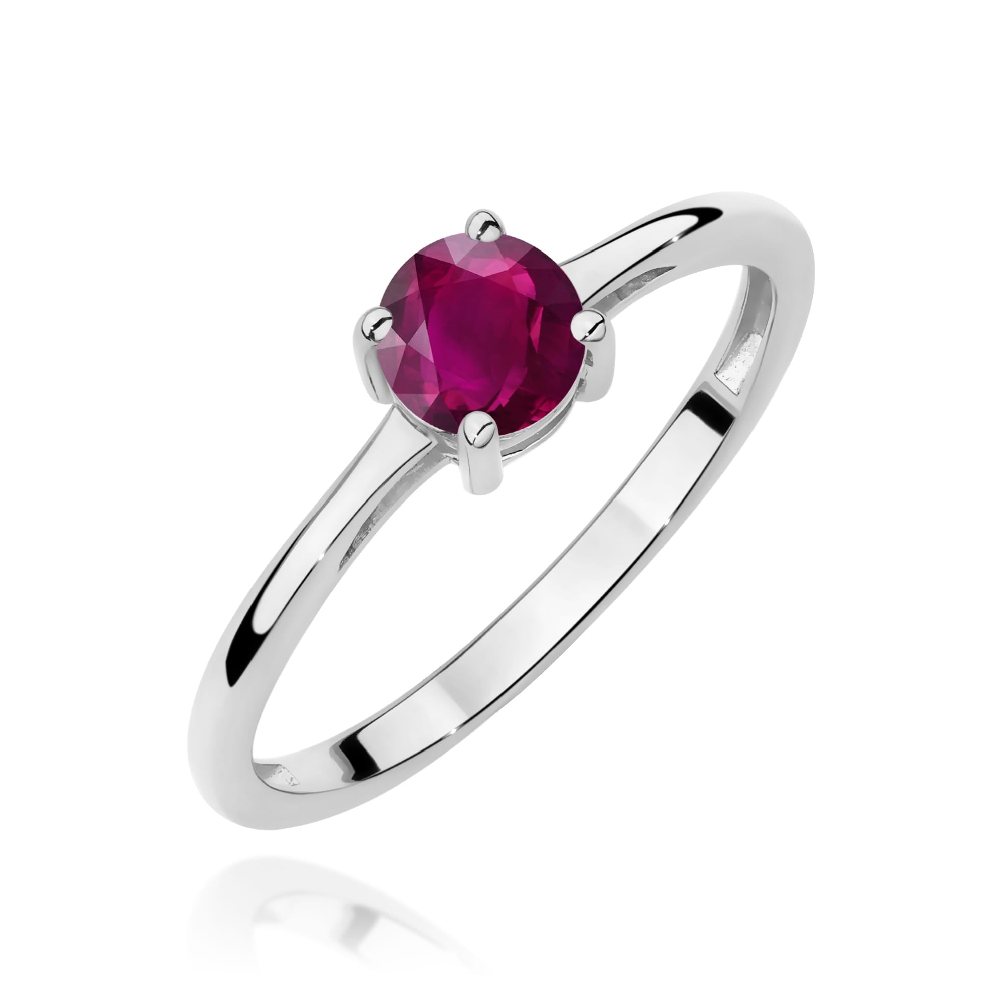 Inel Aur 9K cu Rhodolite 0.60 ct
