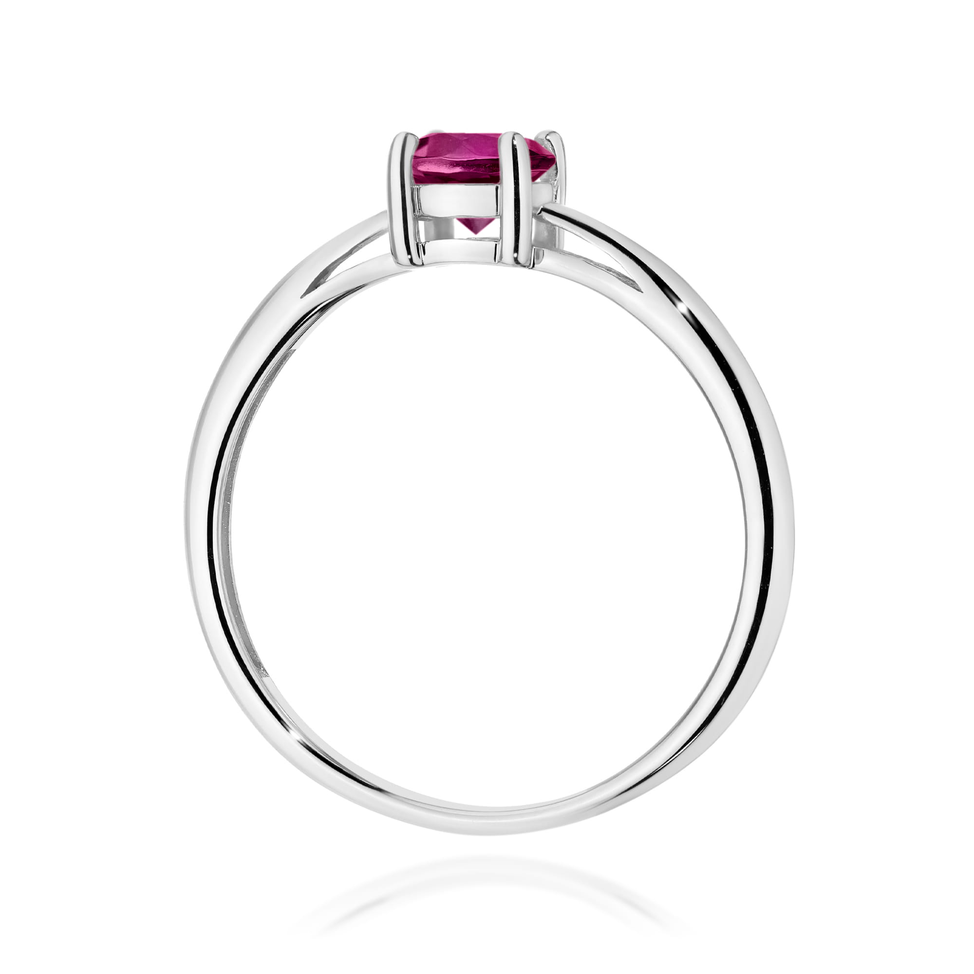 Inel Aur 9K cu Rhodolite 0.60 ct