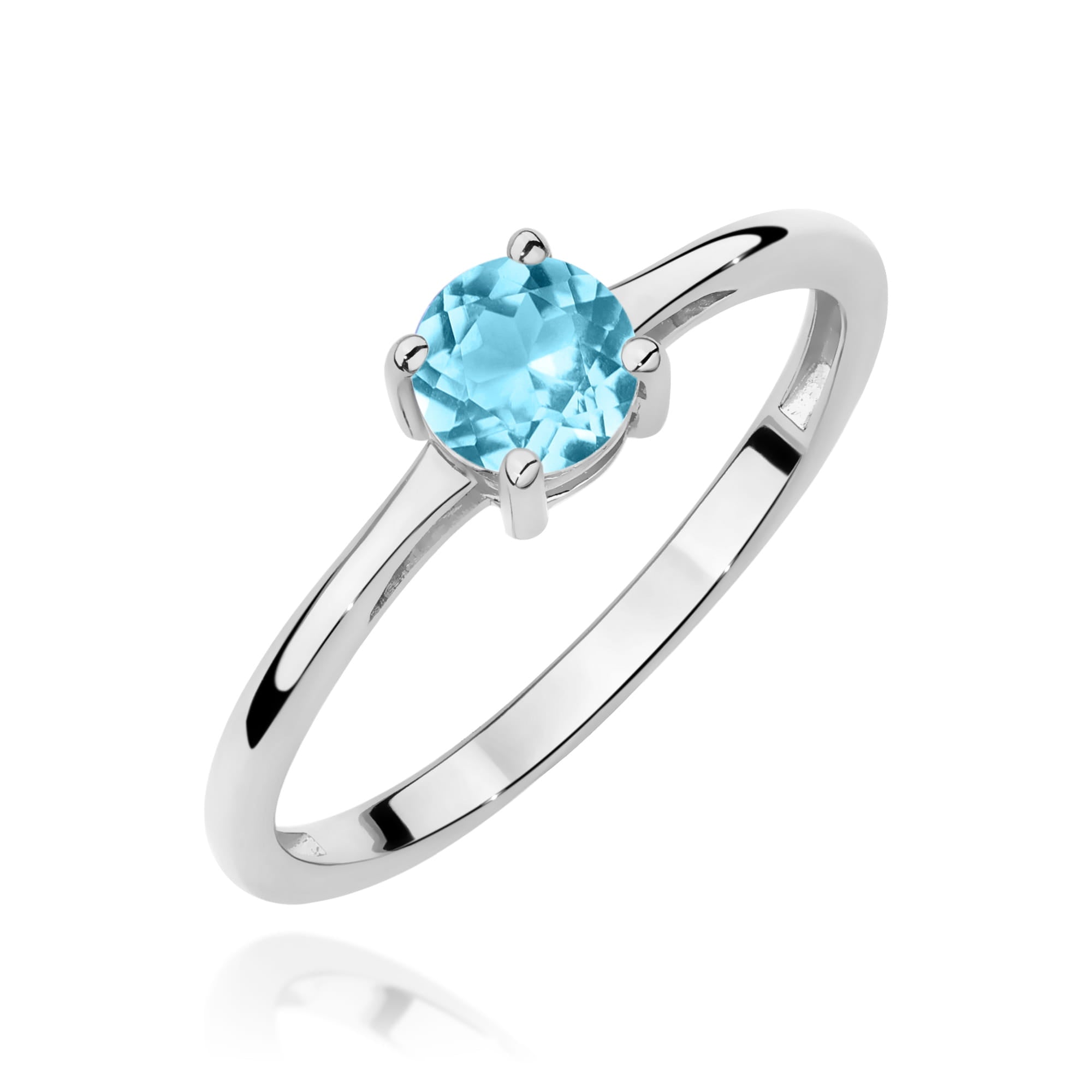 Inel Aur 9K cu Topaz Swiss 0.50 ct