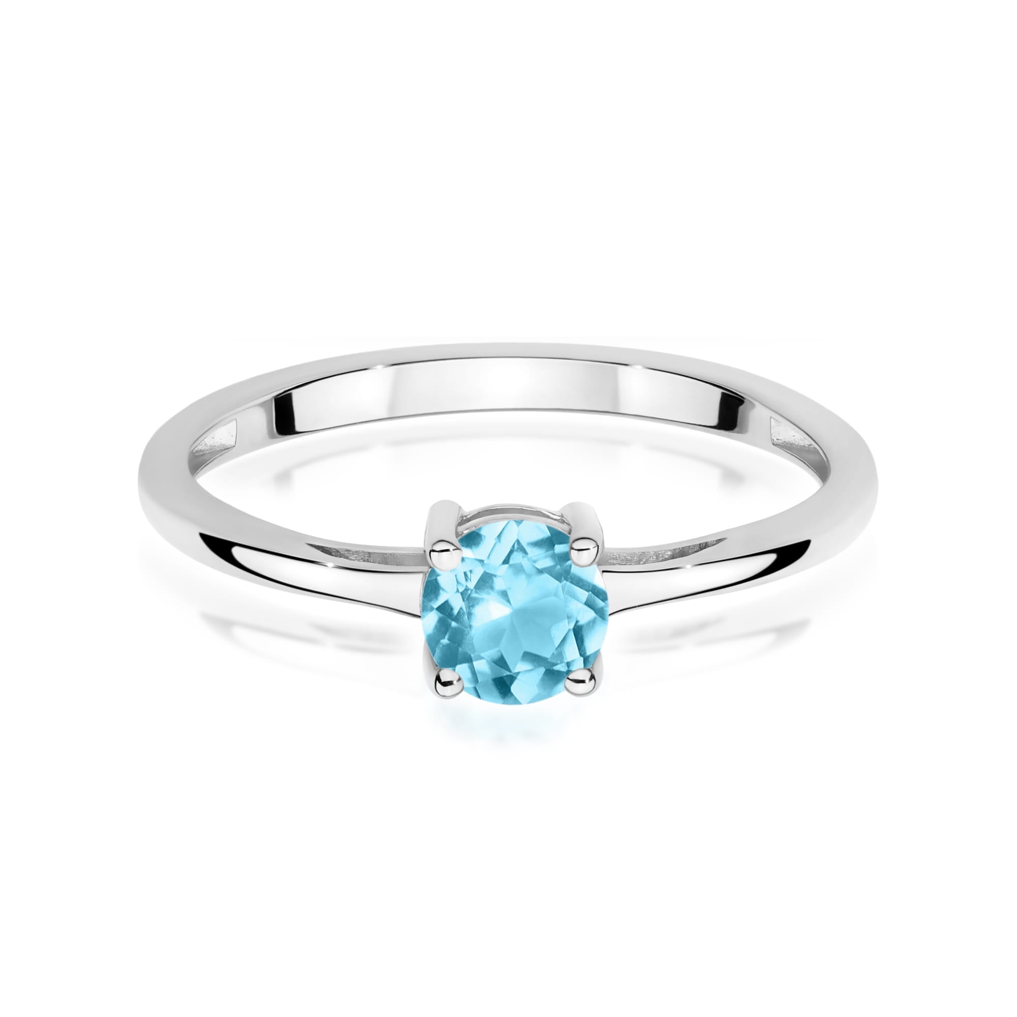 Inel Aur 9K cu Topaz Swiss 0.50 ct