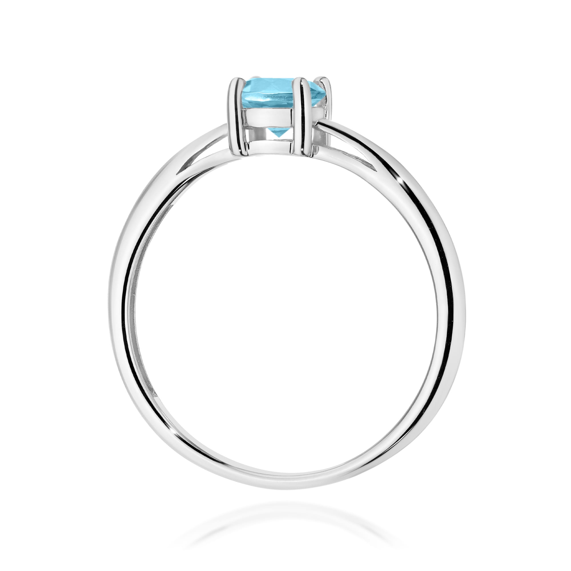 Inel Aur 9K cu Topaz Swiss 0.50 ct