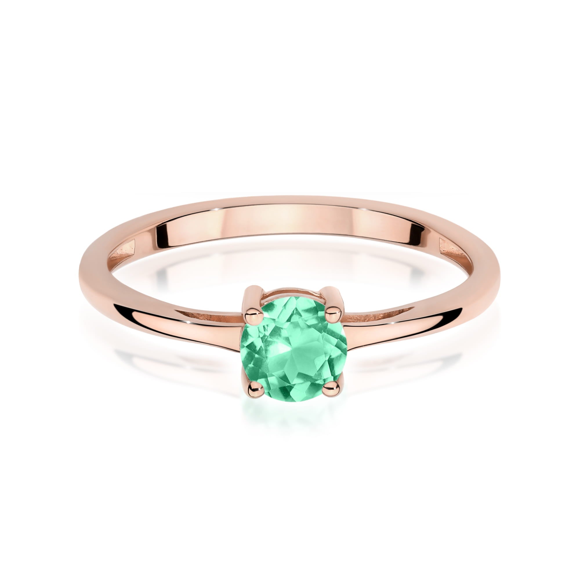 Inel Aur 14K W0656 Smarald 0.50ct