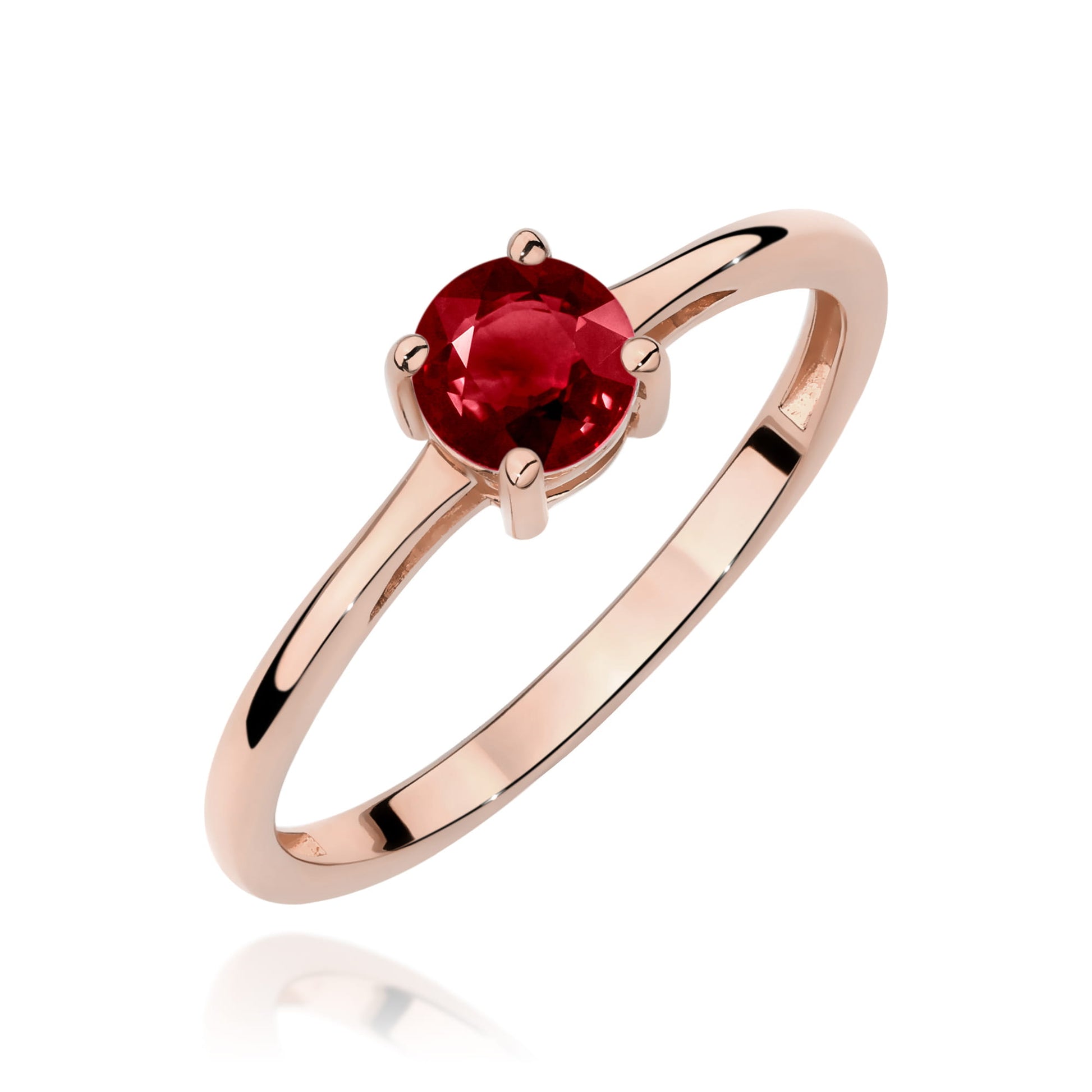 Inel Aur 14K W0656 Granat 0.60ct