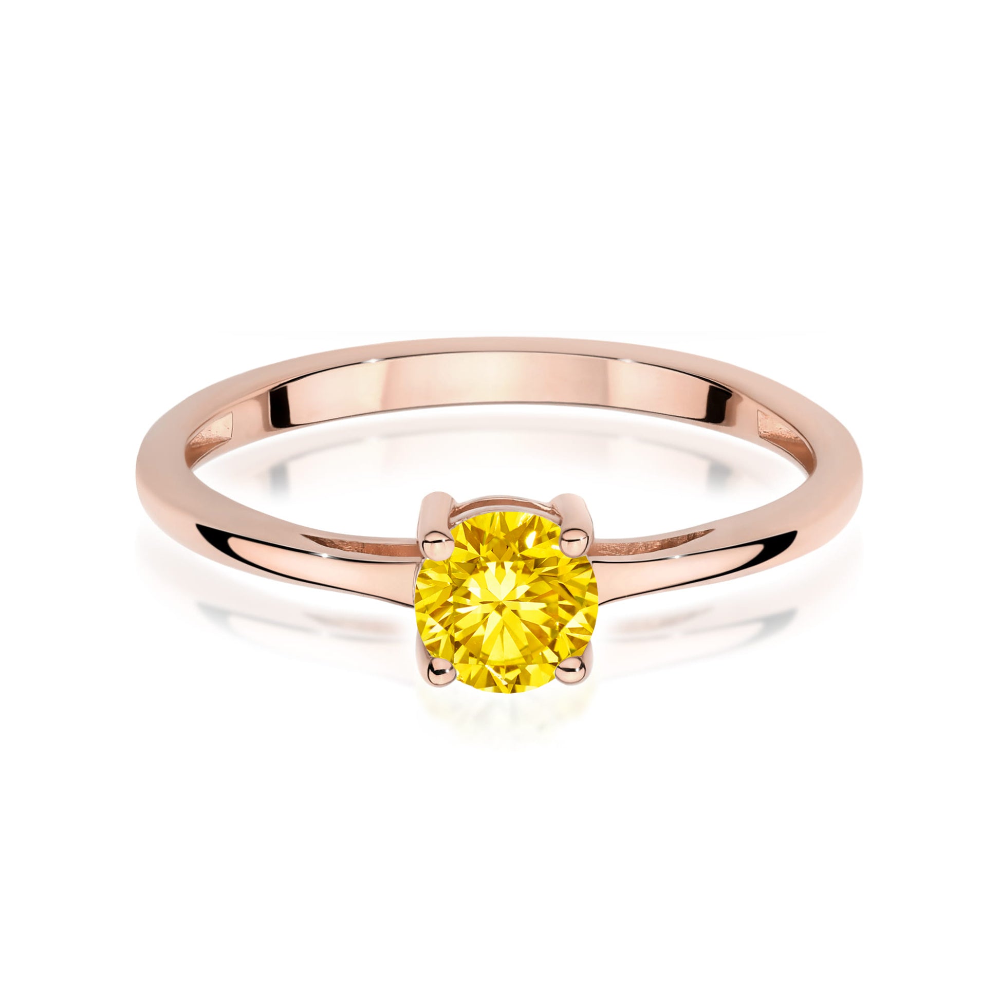 Inel Aur 14K cu Diamant Natural 0.50 ct