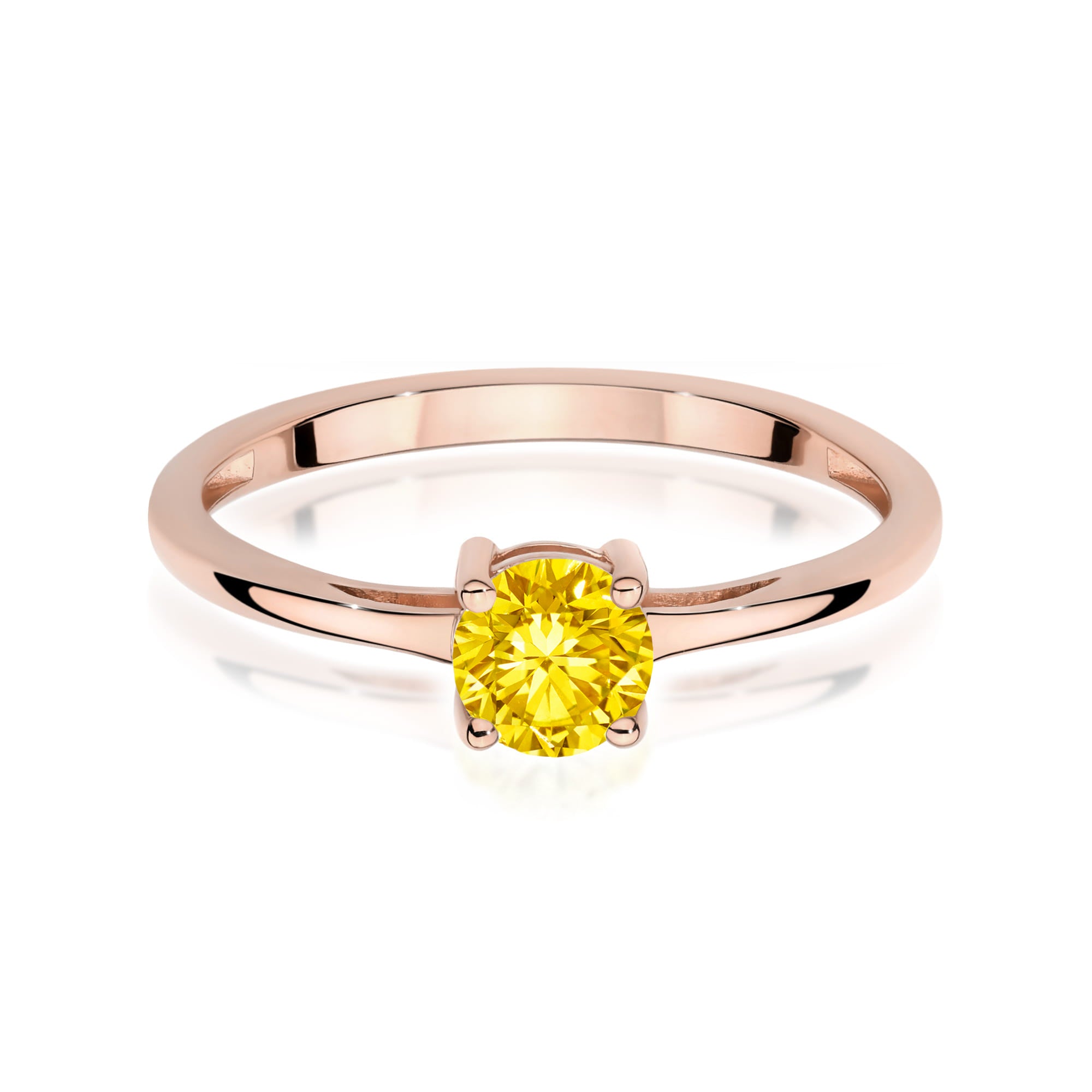 Inel Aur 14K cu Diamant Natural 0.50 ct