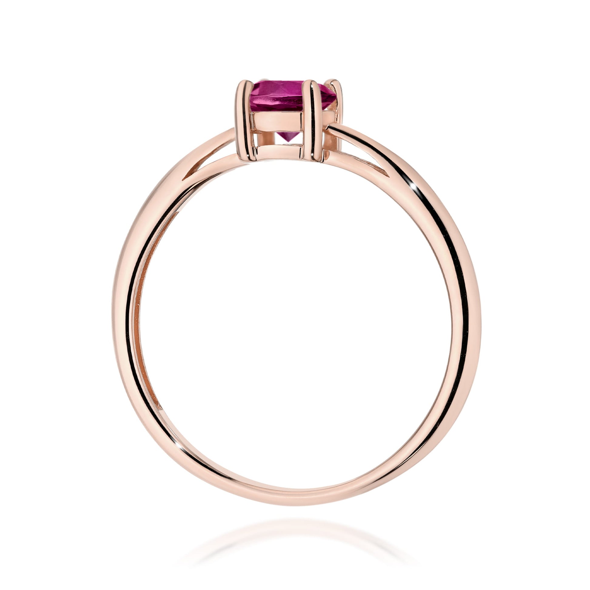 Inel Aur 14K W0656 Rodolit 0.60ct