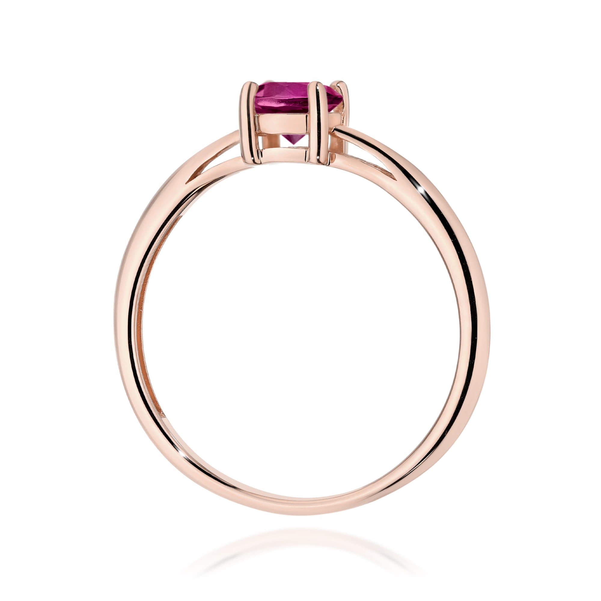 Inel Aur 14K W0656 Rodolit 0.60ct
