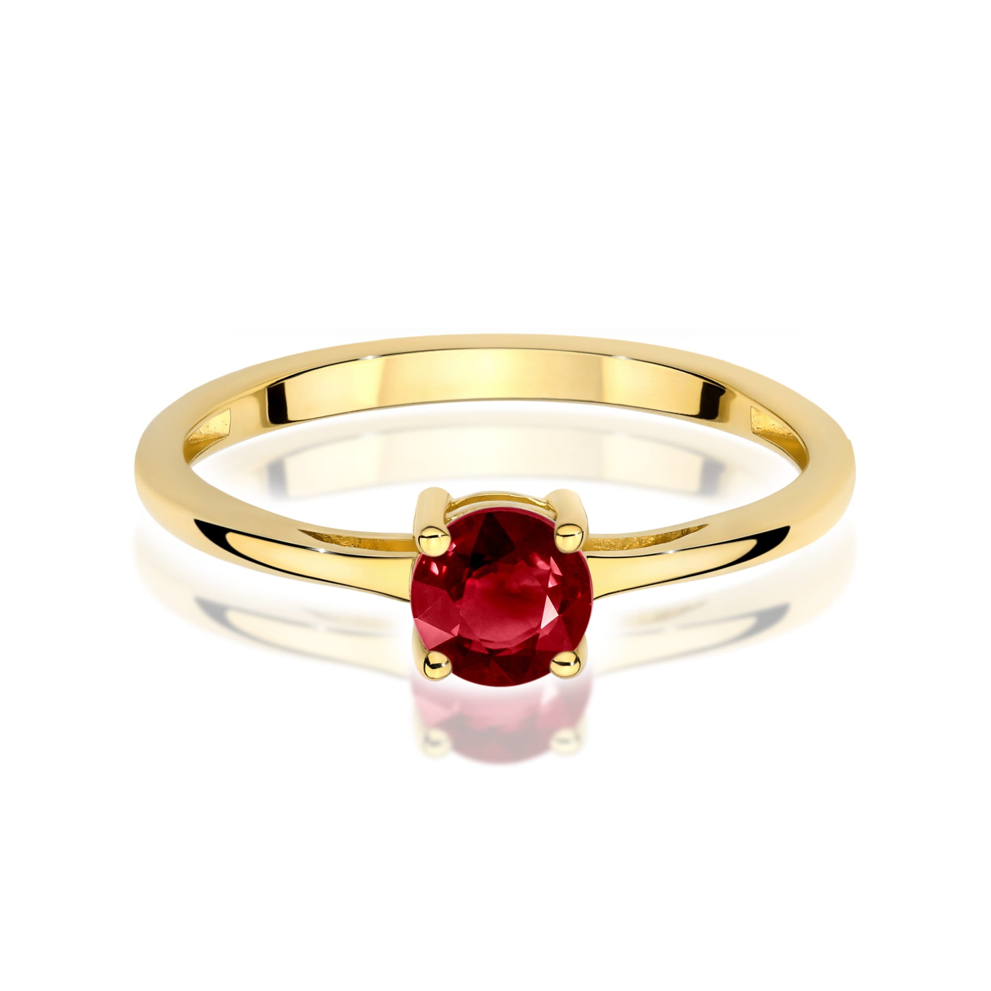Inel Aur 14K W0656 Granat 0.60ct