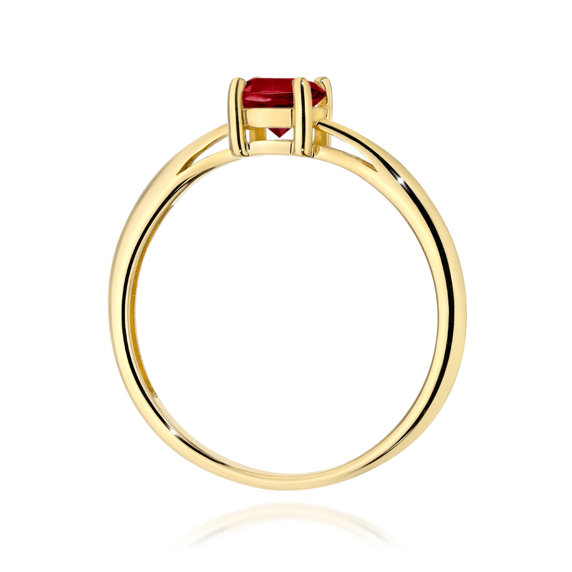 Inel Aur 14K W0656 Granat 0.60ct
