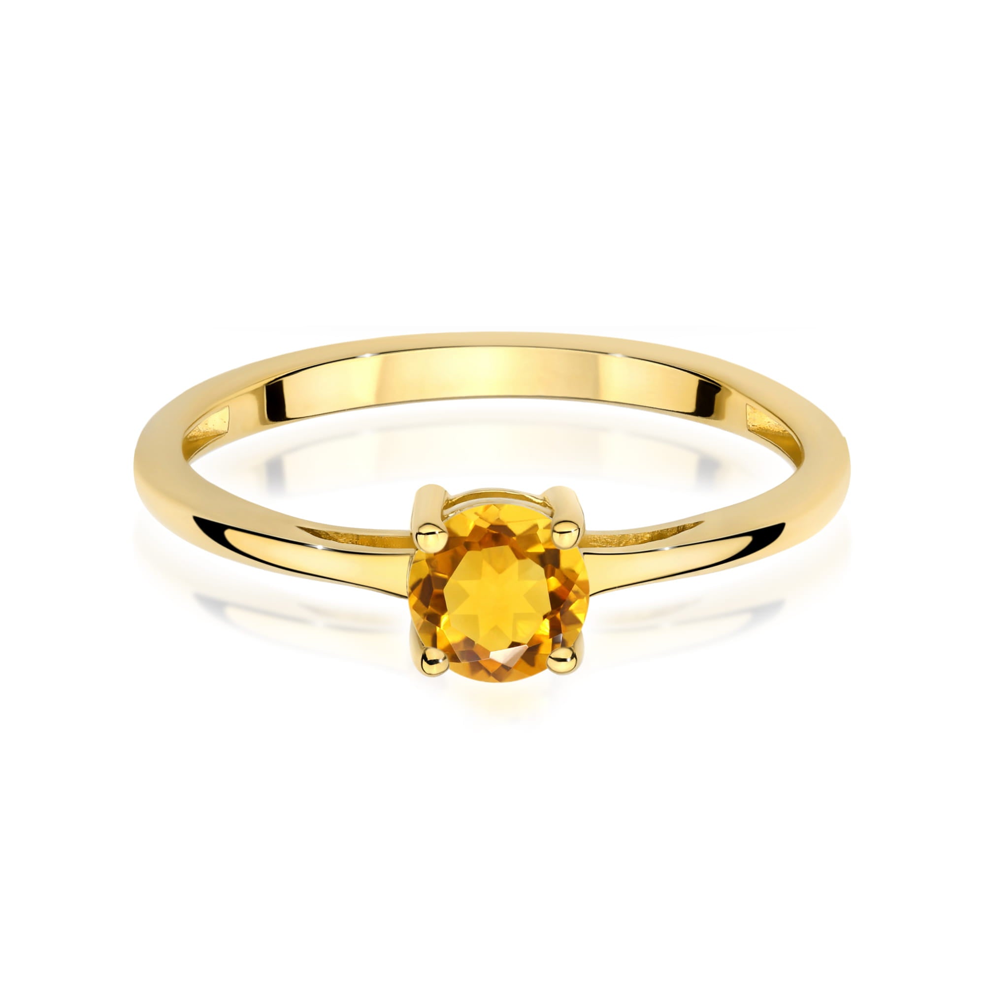 Inel Aur 9K cu Citrin 0.50 ct