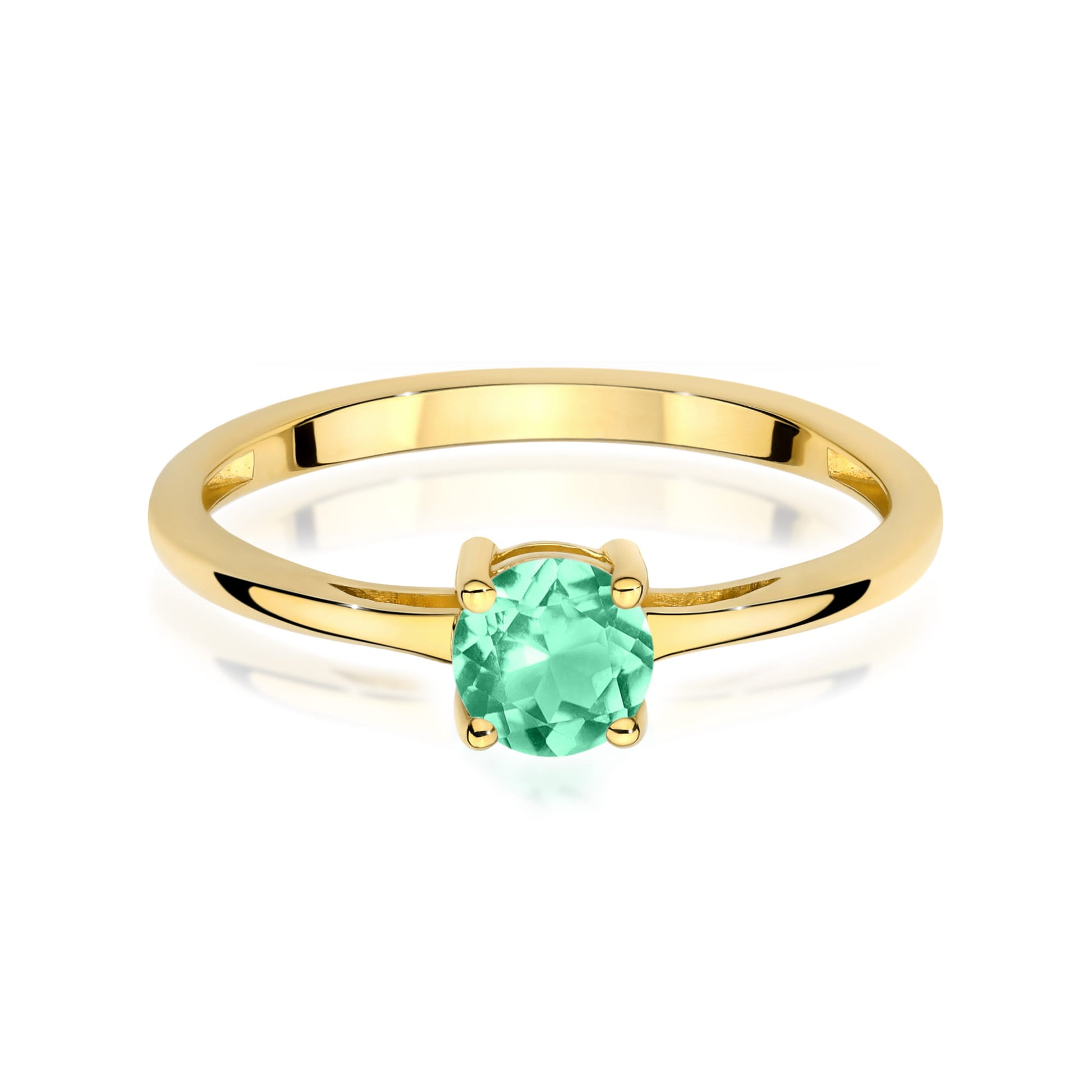 Inel Aur 9K cu Smarald 0.50 ct