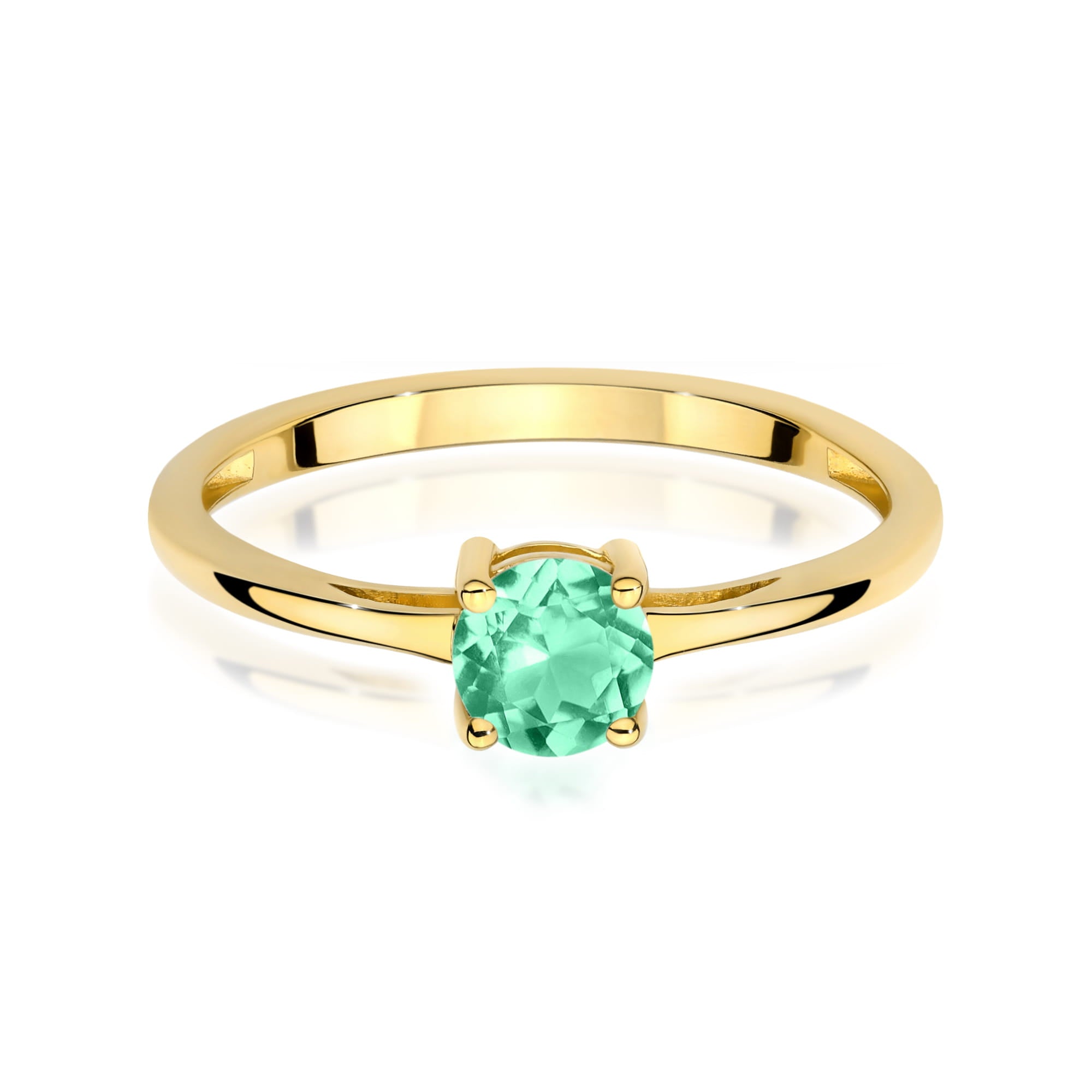 Inel Aur 9K cu Smarald 0.50 ct