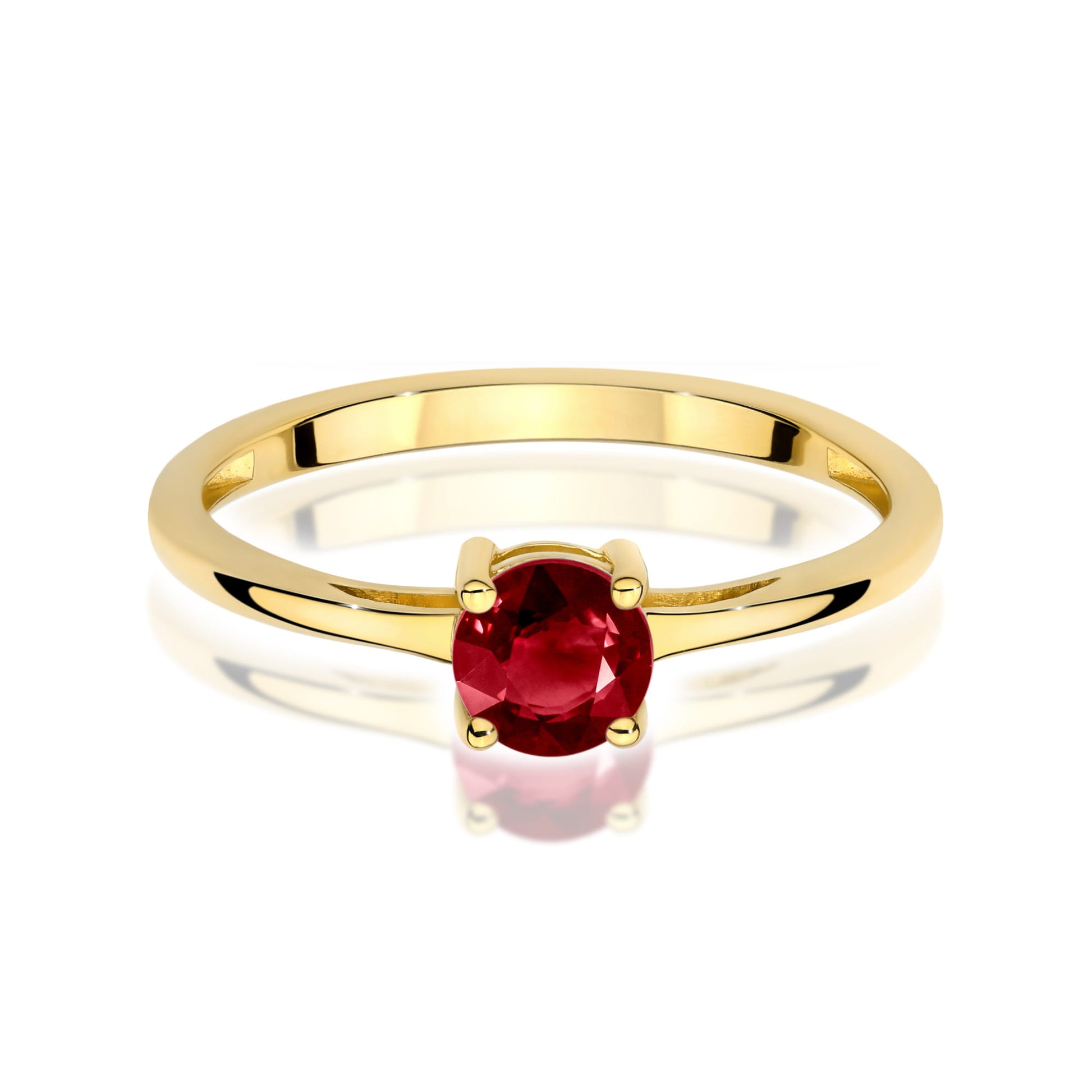 Inel Aur 9K cu Granat 0.60 ct