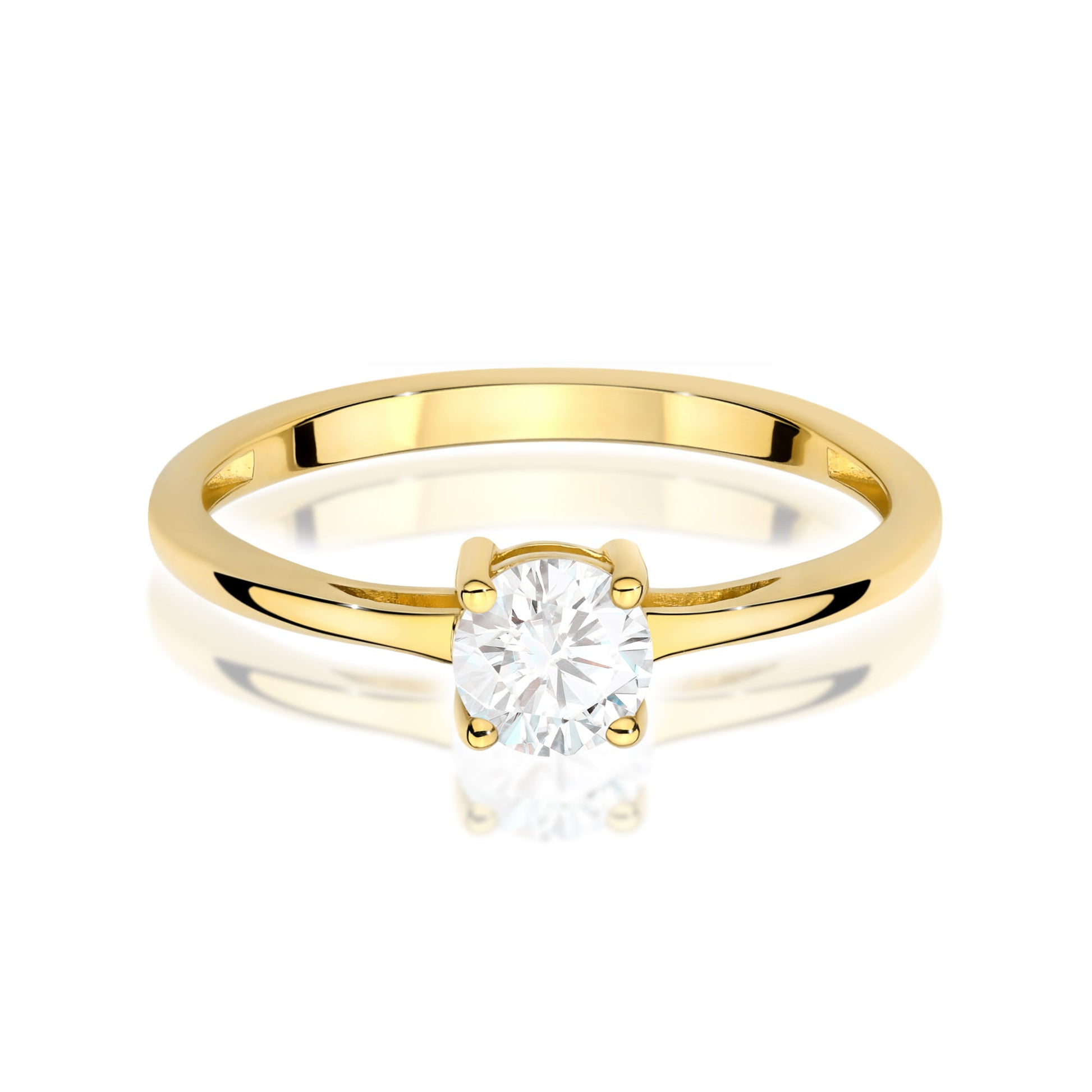 Inel Aur 9K cu Diamant de Laborator 0.50 ct