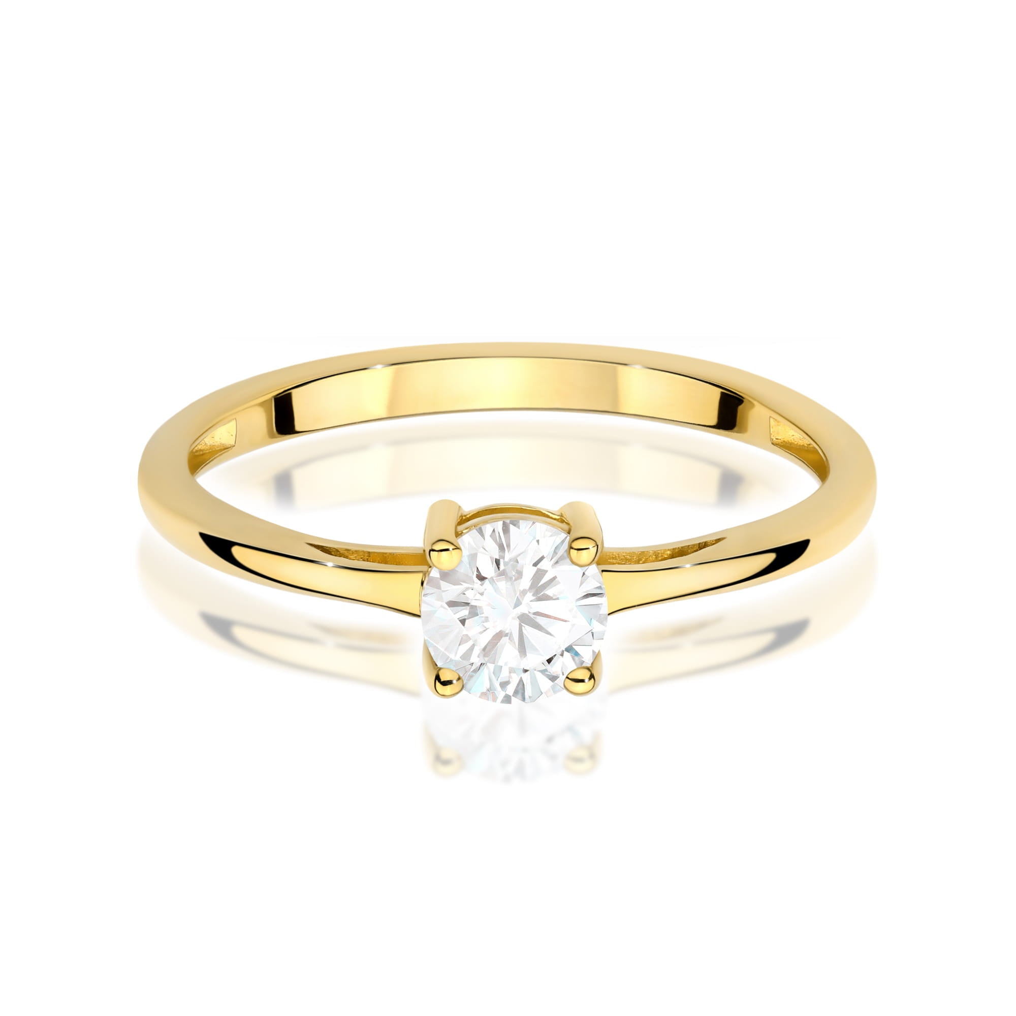 Inel Aur 9K cu Diamant de Laborator 0.50 ct