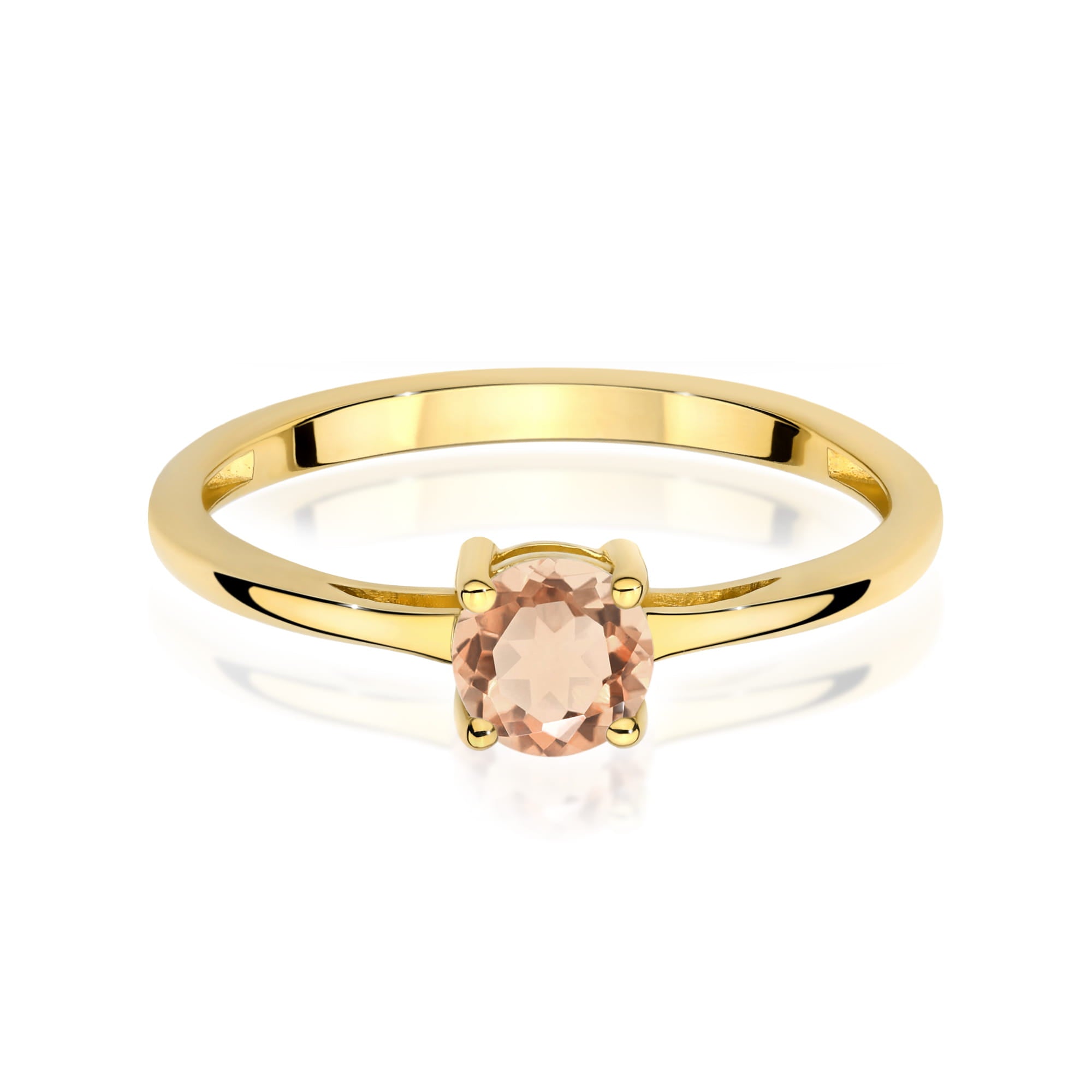 Inel Aur 9K cu Morganit 0.40 ct
