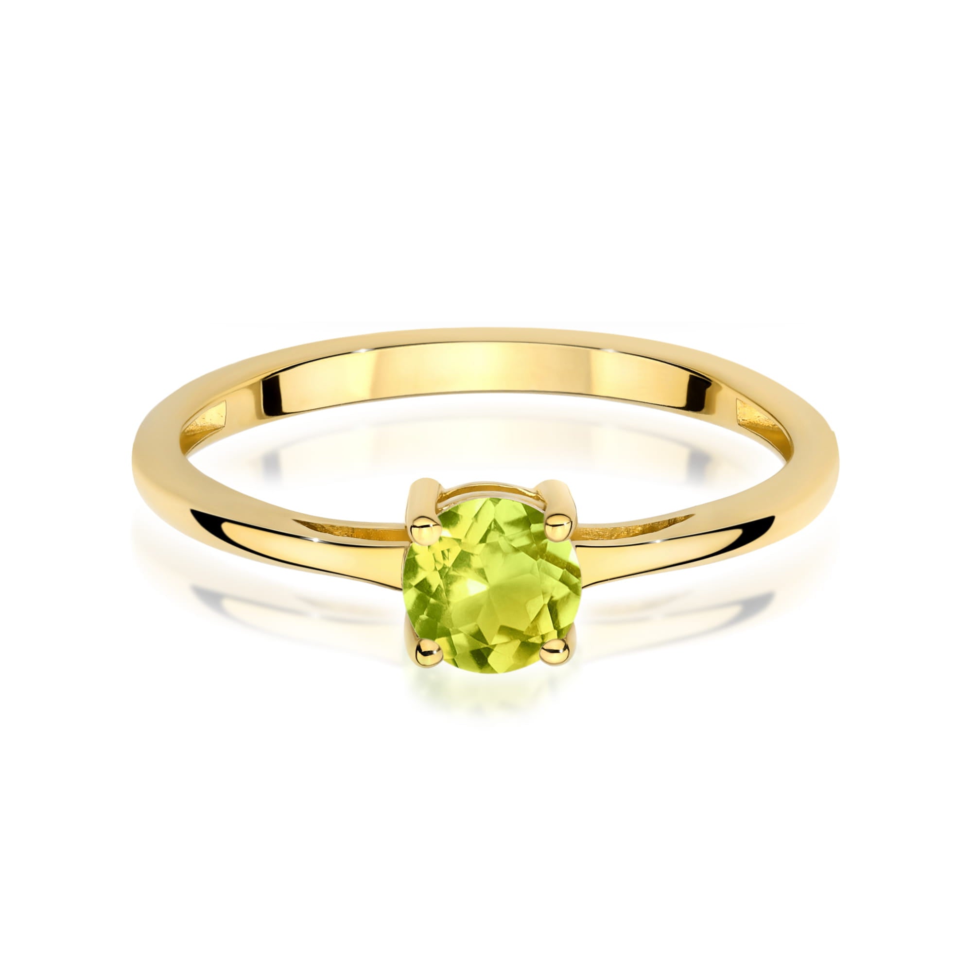 Inel Aur 9K cu Peridot 0.60 ct