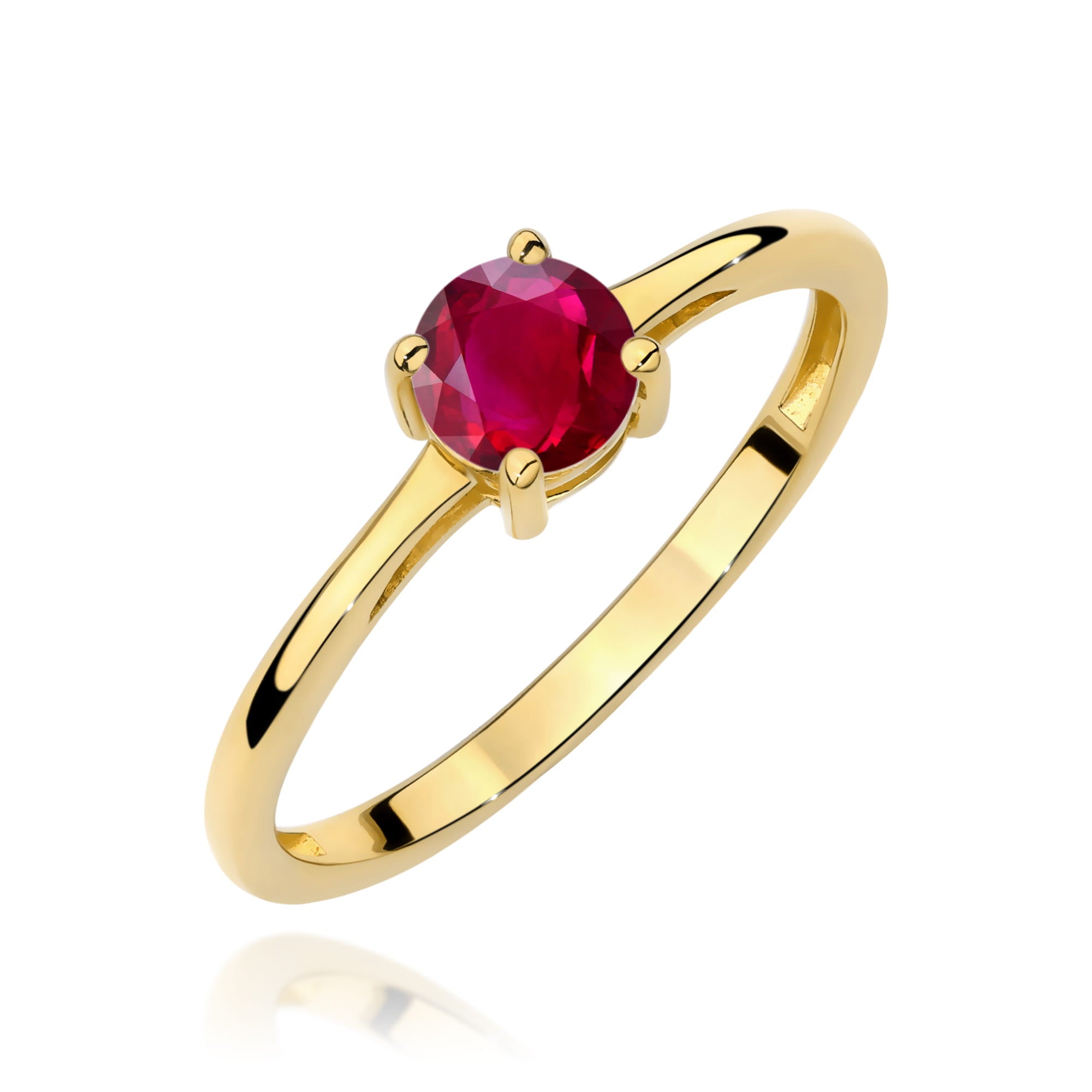 Inel Aur 9K cu Rubin 0.60 ct