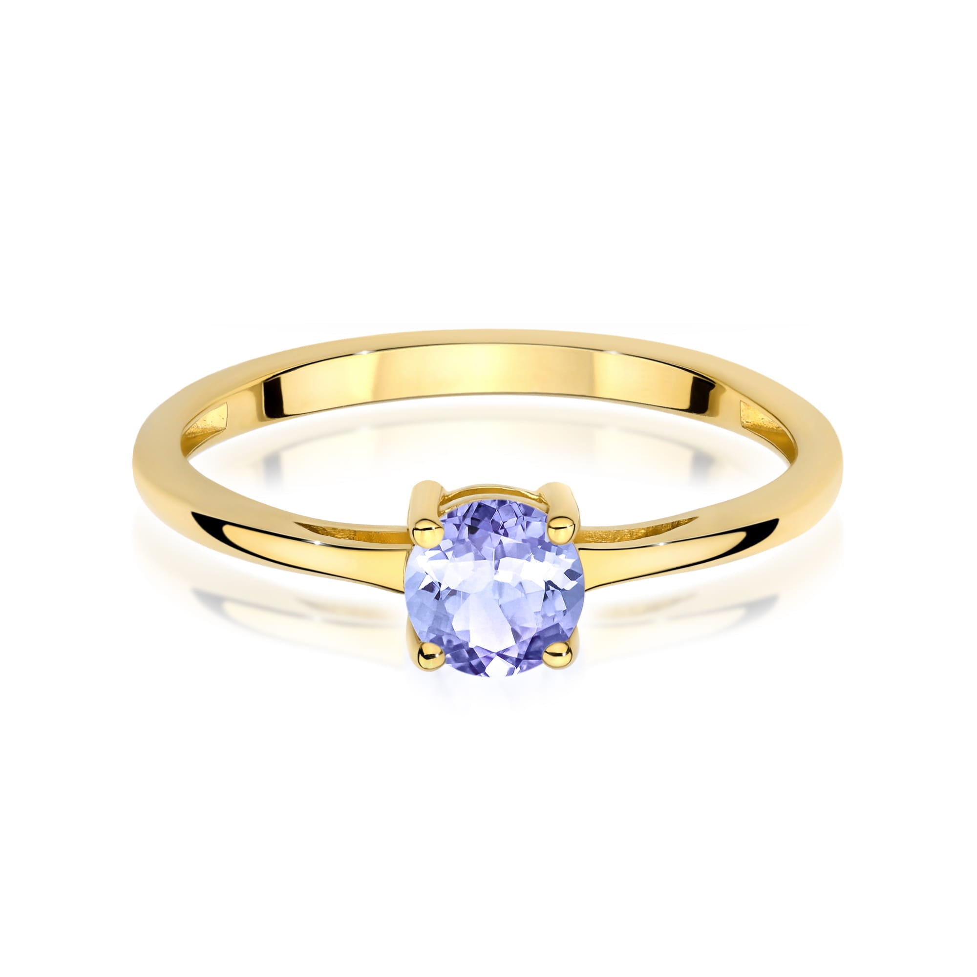Inel Aur 9K cu Tanzanit 0.50 ct