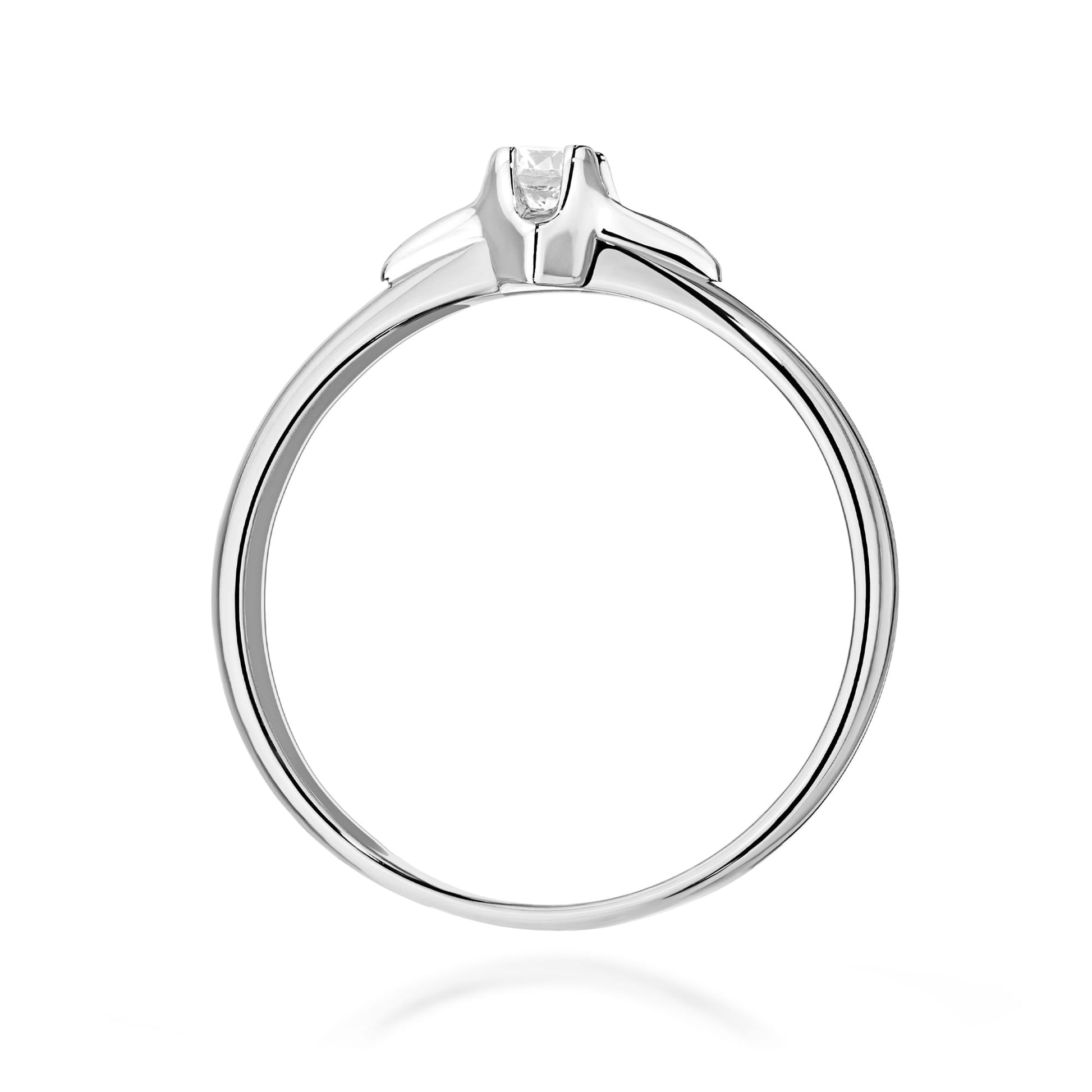 Inel Aur 9K cu Diamant Natural 0.15 ct