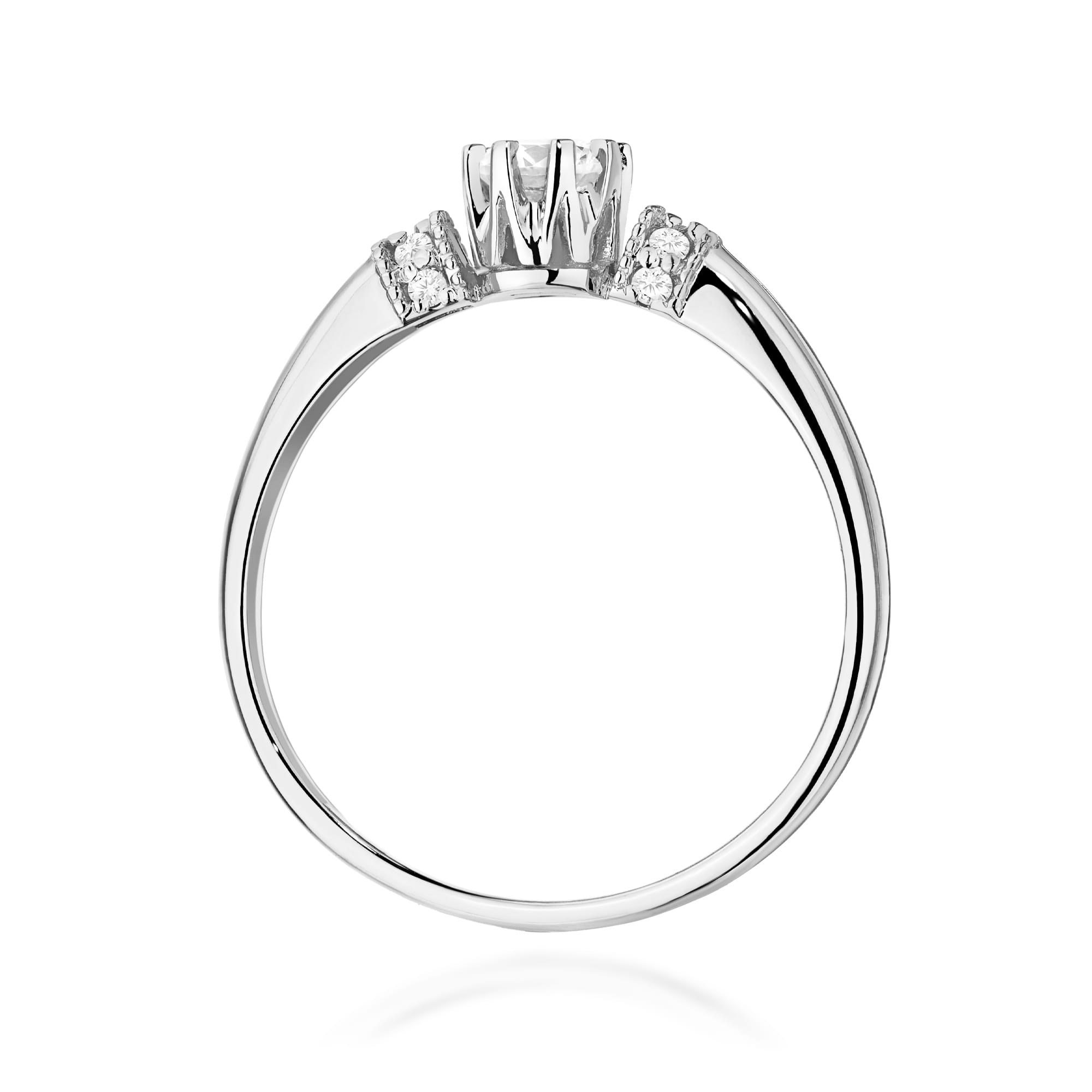 Inel Aur 9K cu Diamante Naturale 0.32 ct