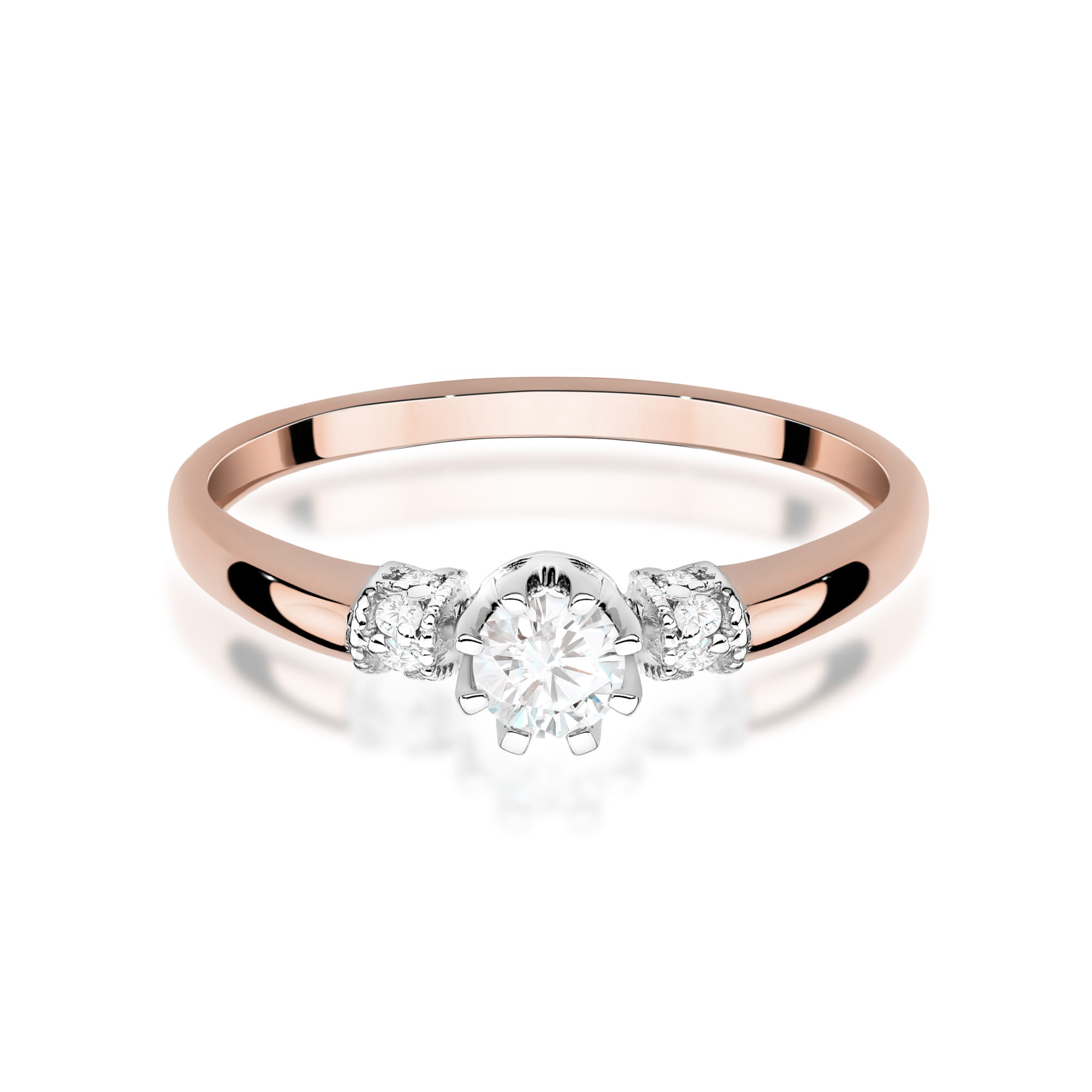 Inel Aur 14K W0667 Diamante 0.25ct