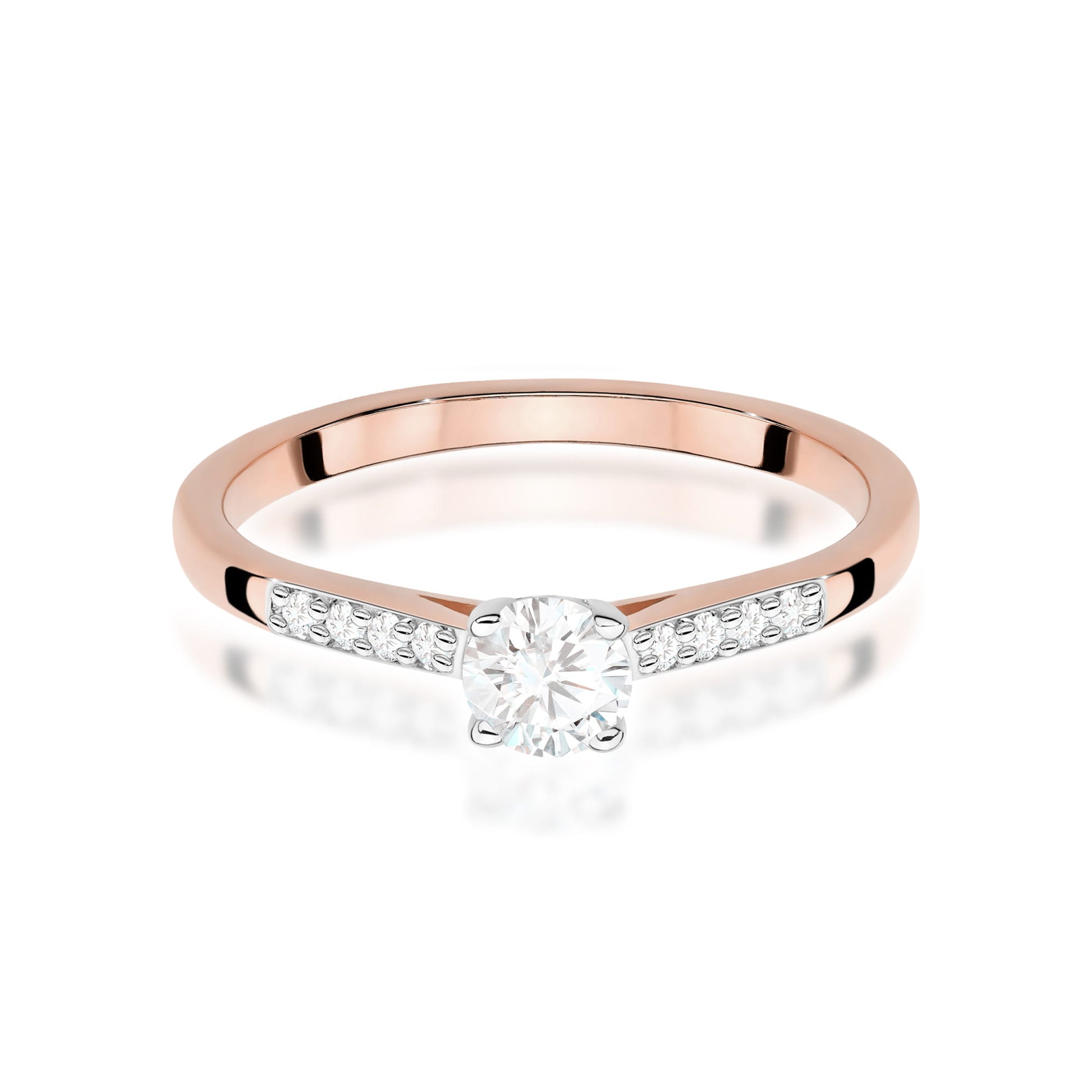 Inel Aur 14K W0668 Diamante 0.25ct