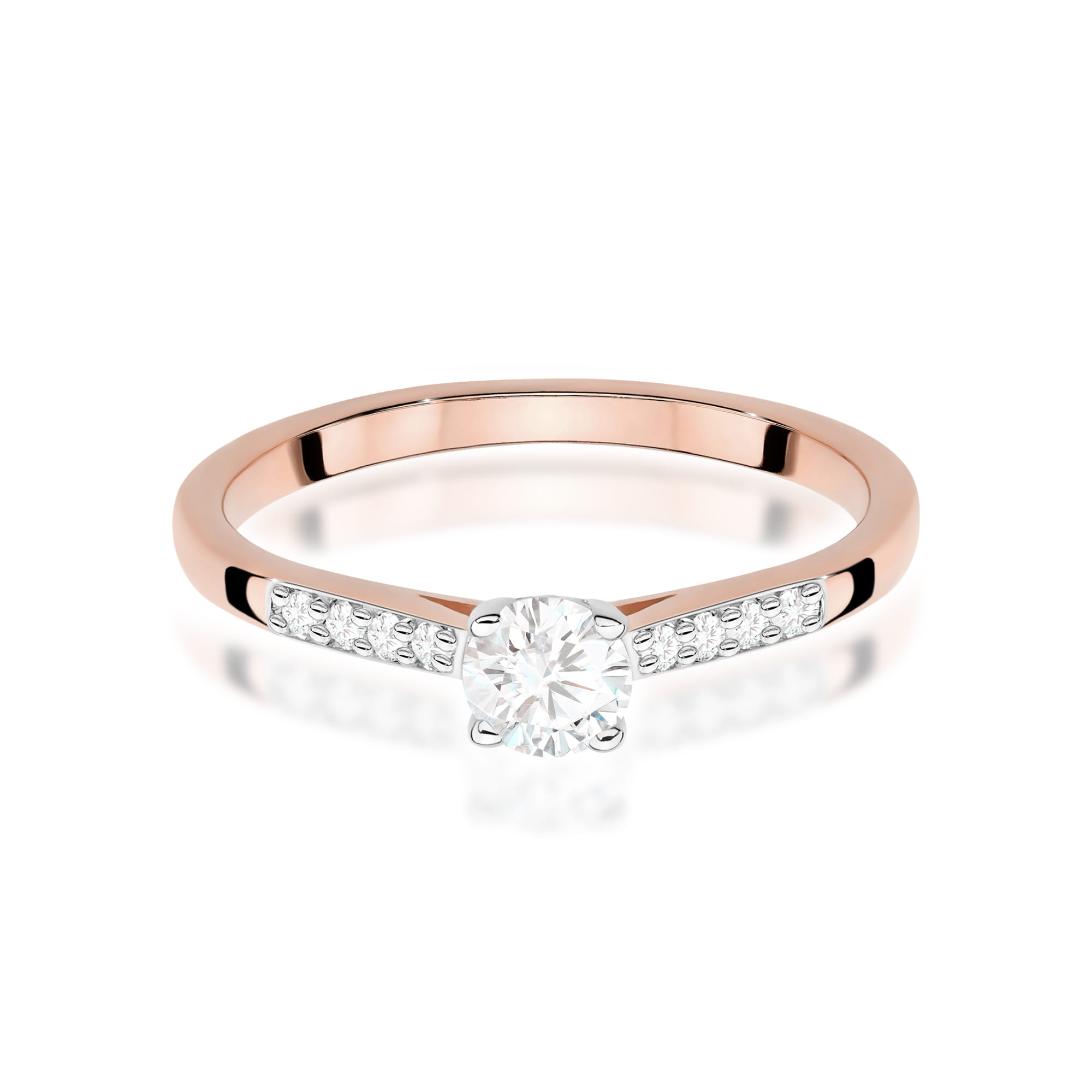 Inel Aur 14K W0668 Diamante 0.25ct