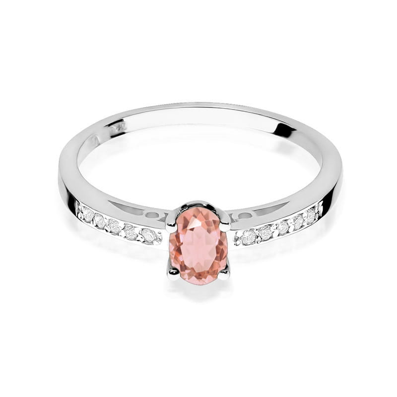 Inel Aur 14K W067 Morganit 0.40ct