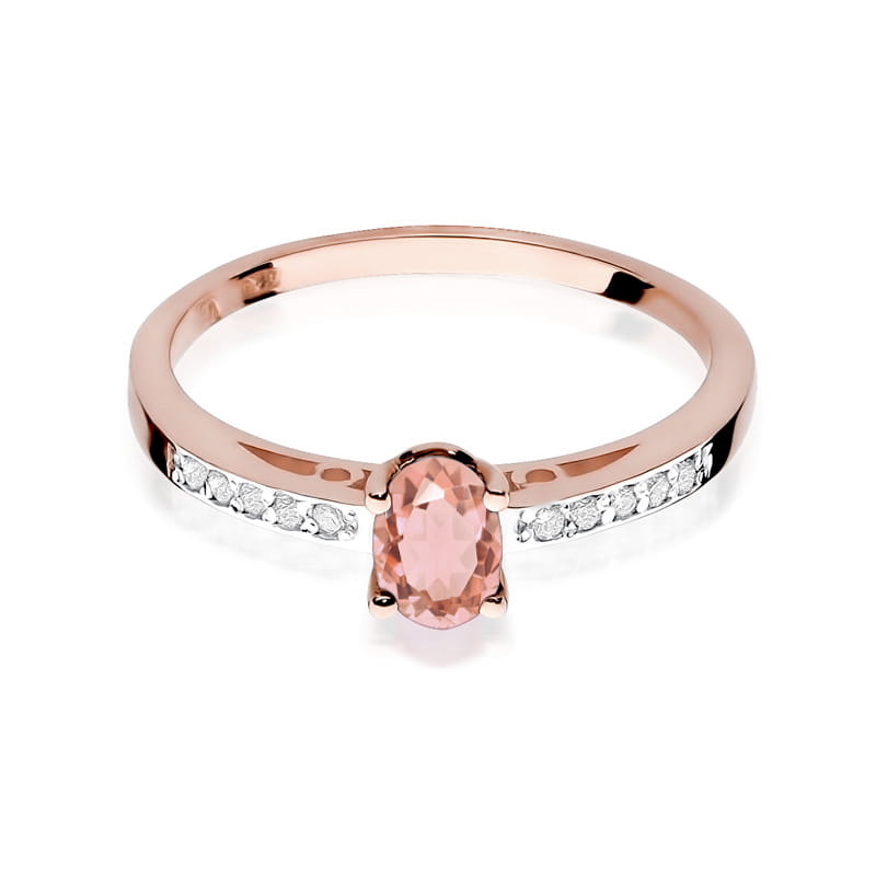 Inel Aur 14K W067 Morganit 0.40ct