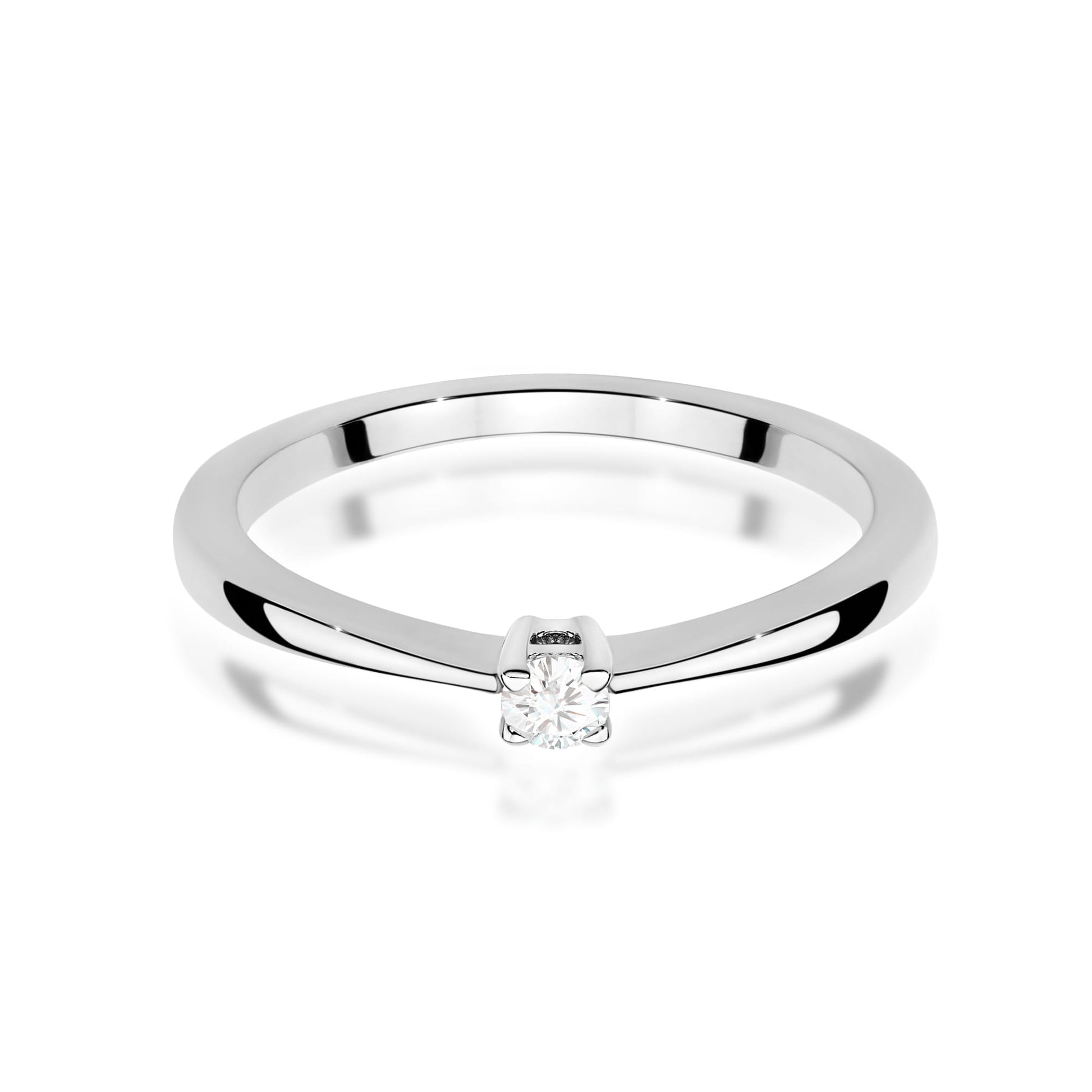 Inel Aur 9K cu Diamant Natural 0.05 ct