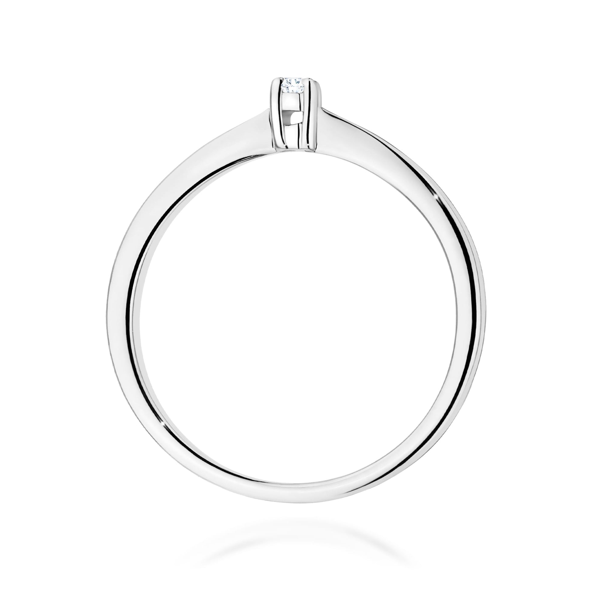 Inel Aur 9K cu Diamant Natural 0.05 ct